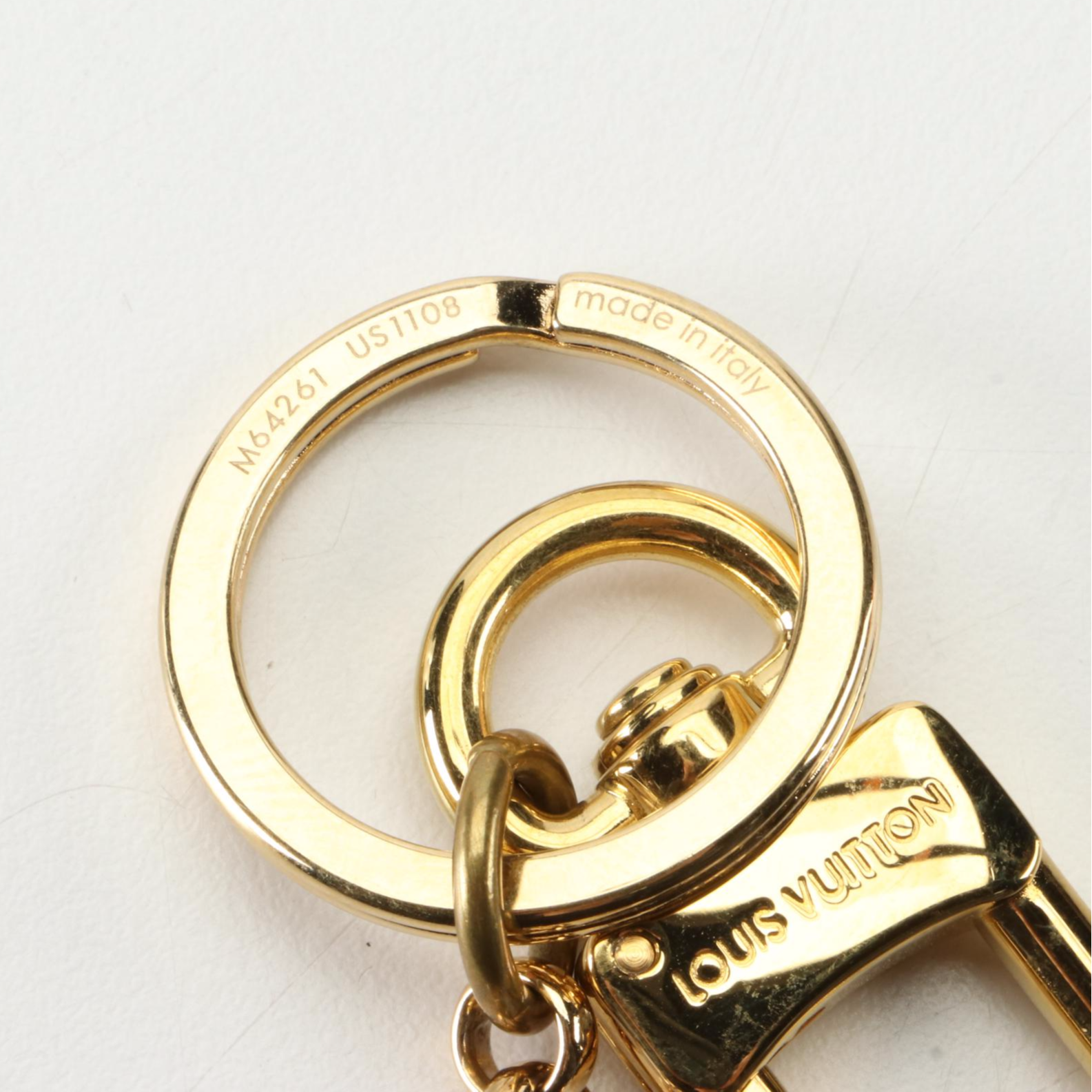 Louis Vuitton Monogram Medallion Bag Charm Key Ring