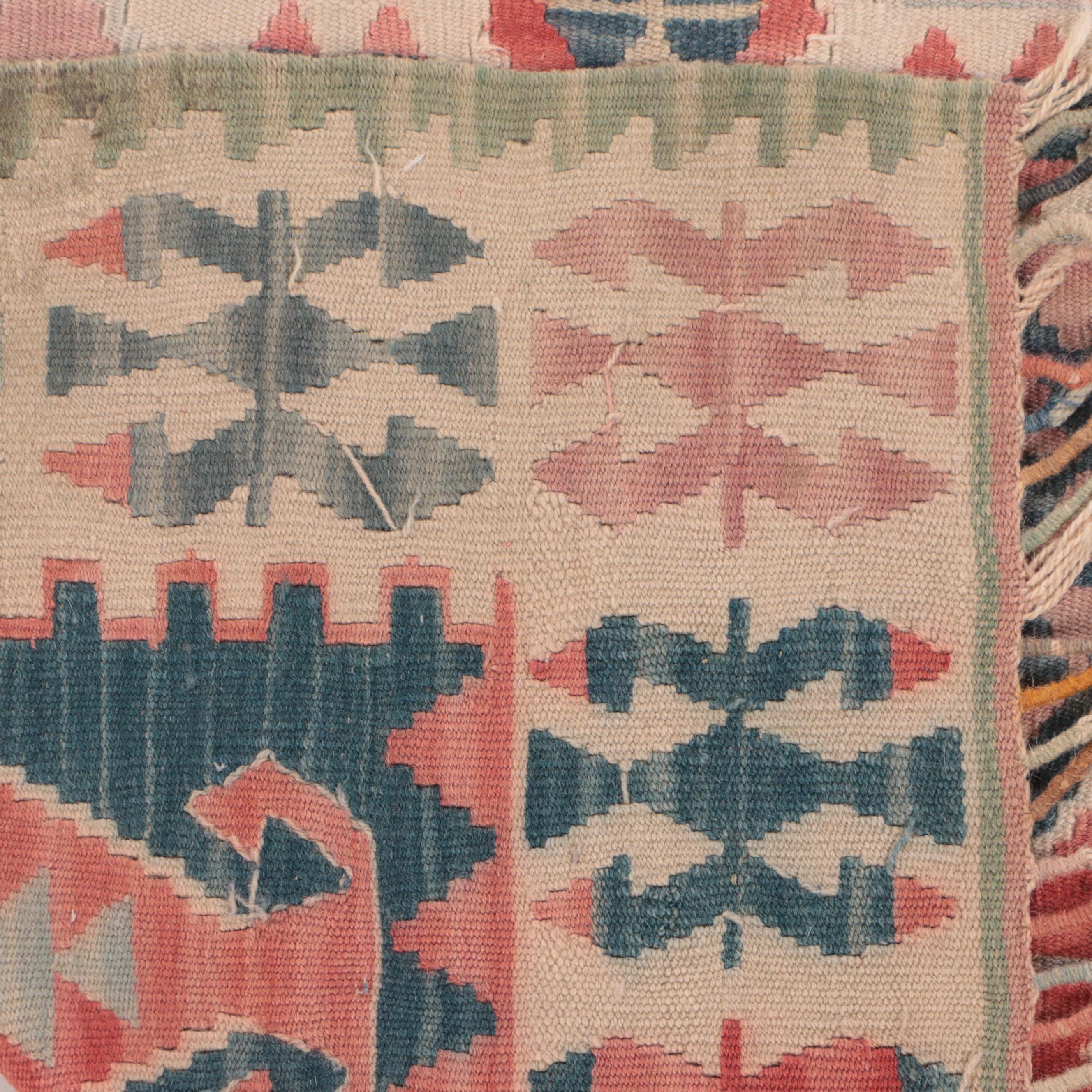 3'7 x 6'1 Handwoven Turkish Kilim Area Rug