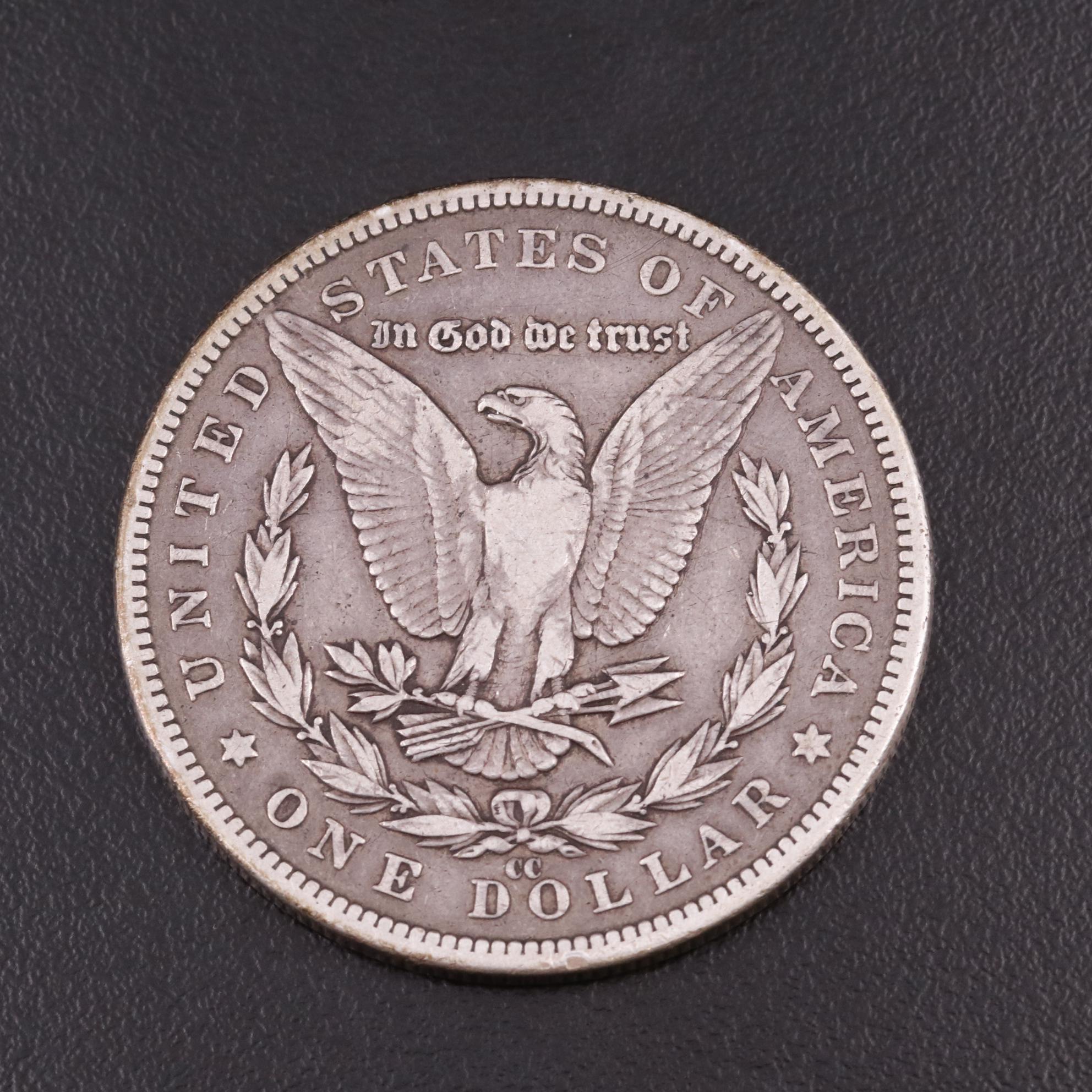 1890-CC Morgan Silver Dollar