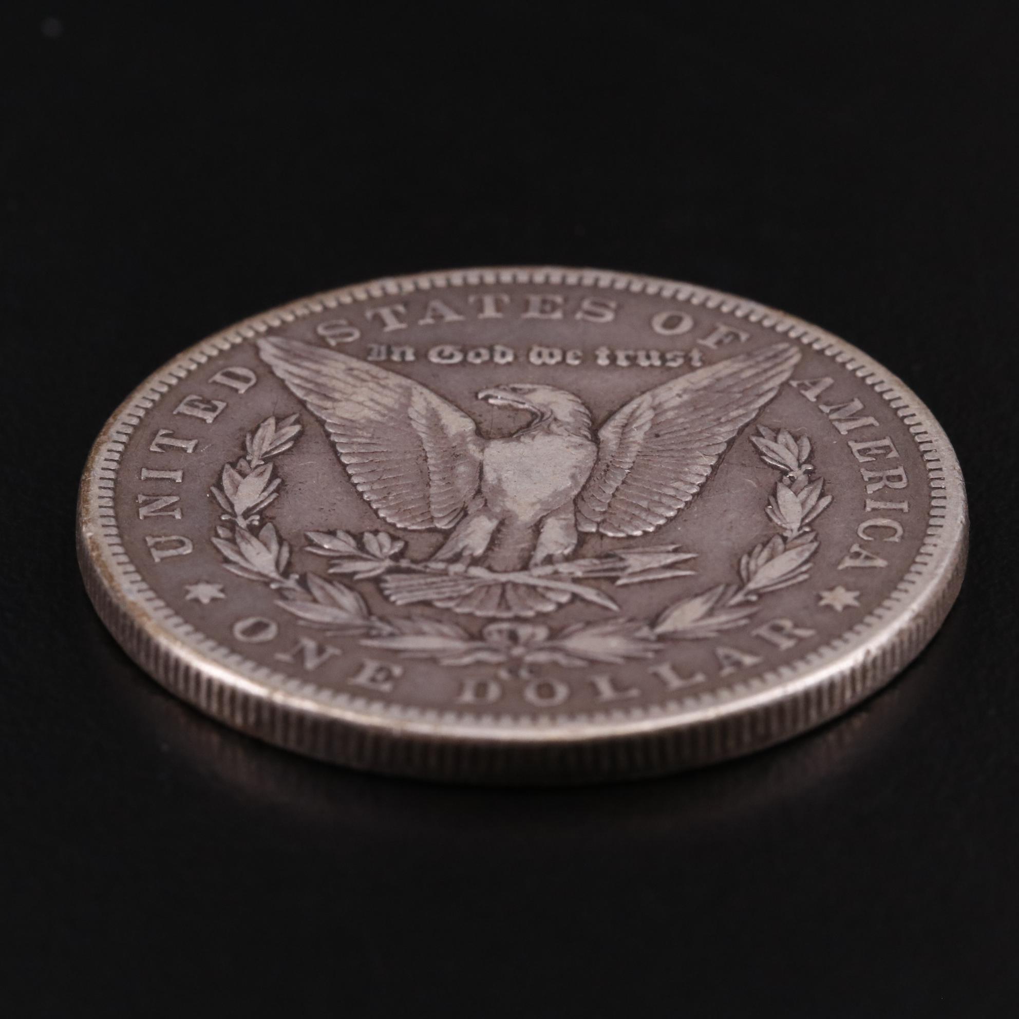 1890-CC Morgan Silver Dollar