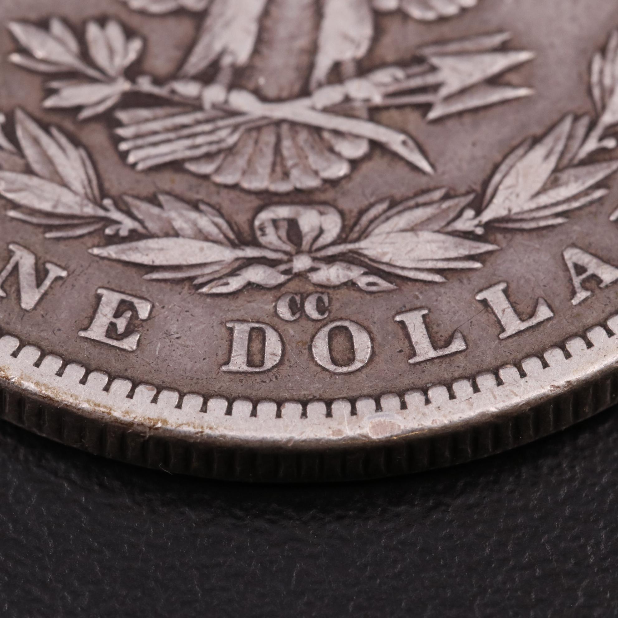 1890-CC Morgan Silver Dollar