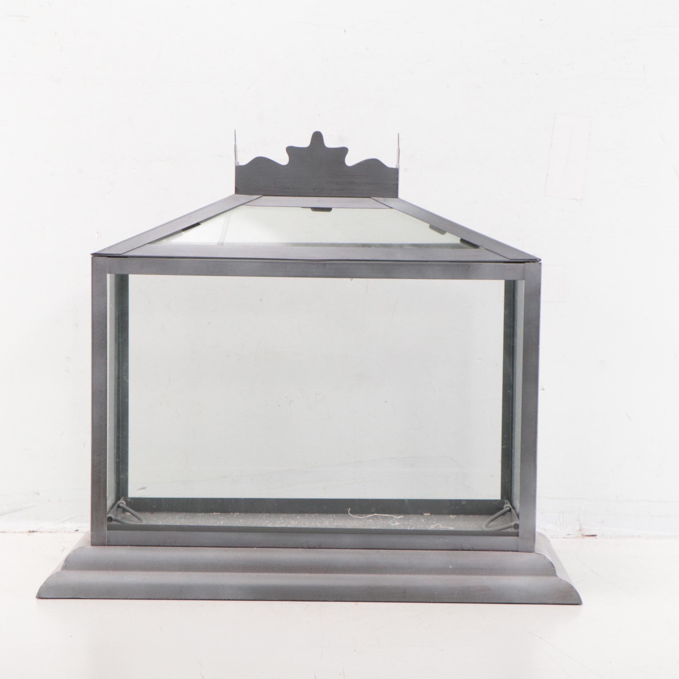 Martha Stewart Metal and Glass Terrarium