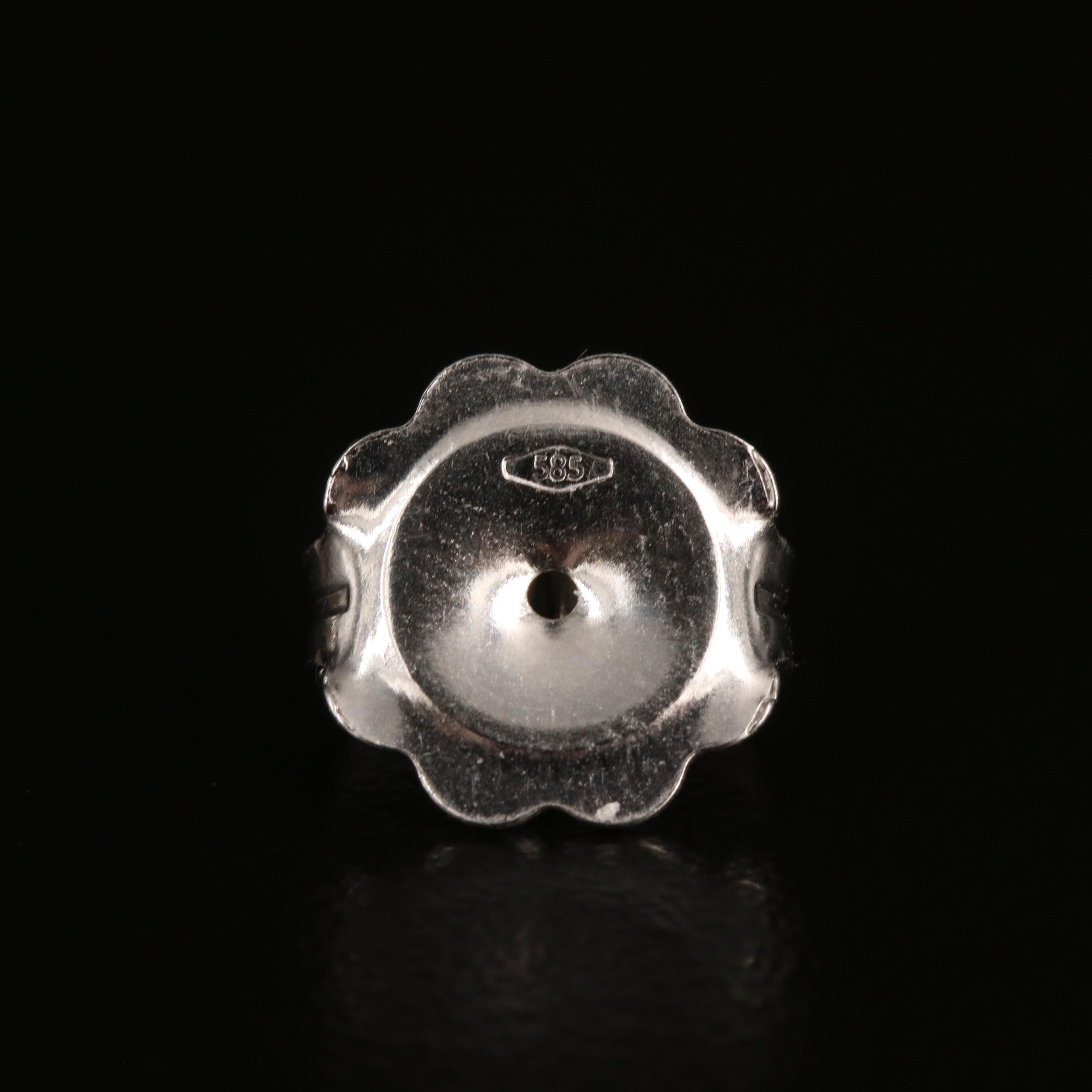 14K 10.60 - 10.80 mm Pearl Stud Earrings