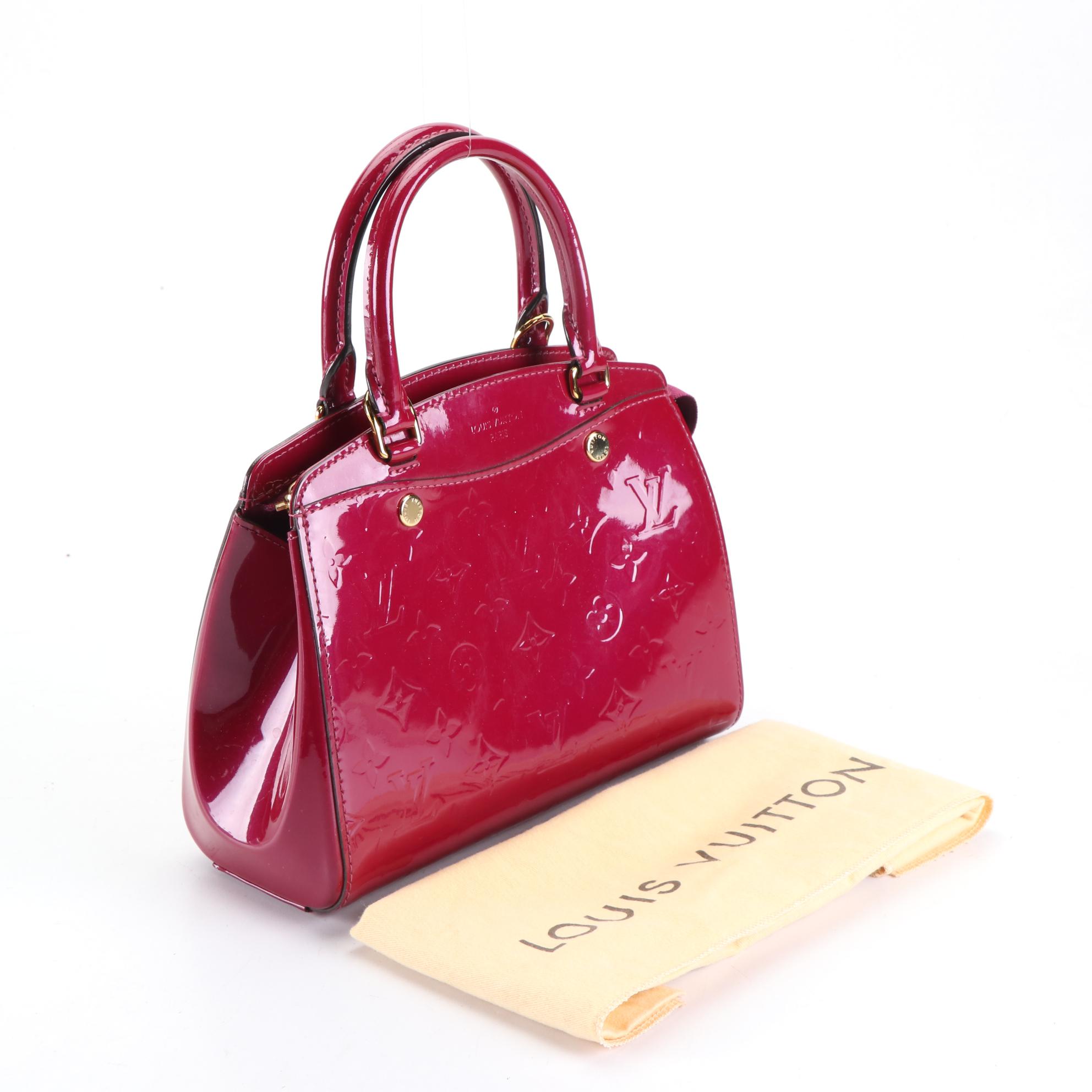 Louis Vuitton Brea PM Handbag in Monogram Vernis