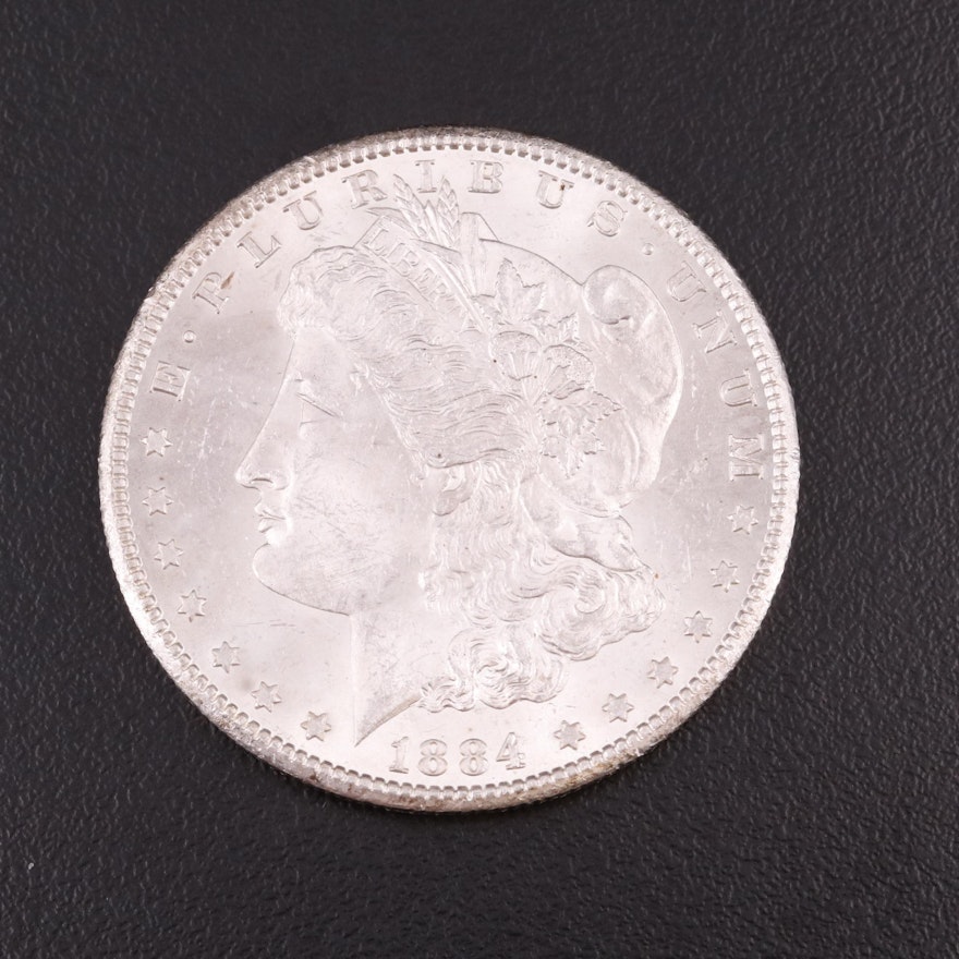 Uncirculated 1884-CC Morgan Dollar
