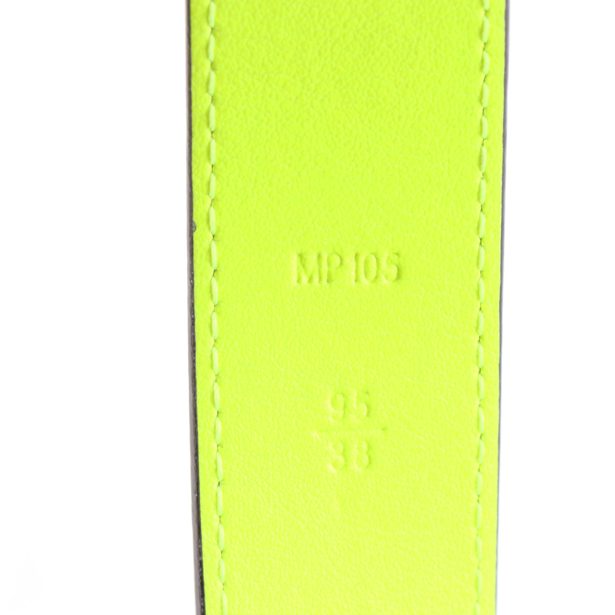 Louis Vuitton Belt in Damier Infini and Vachetta Leather