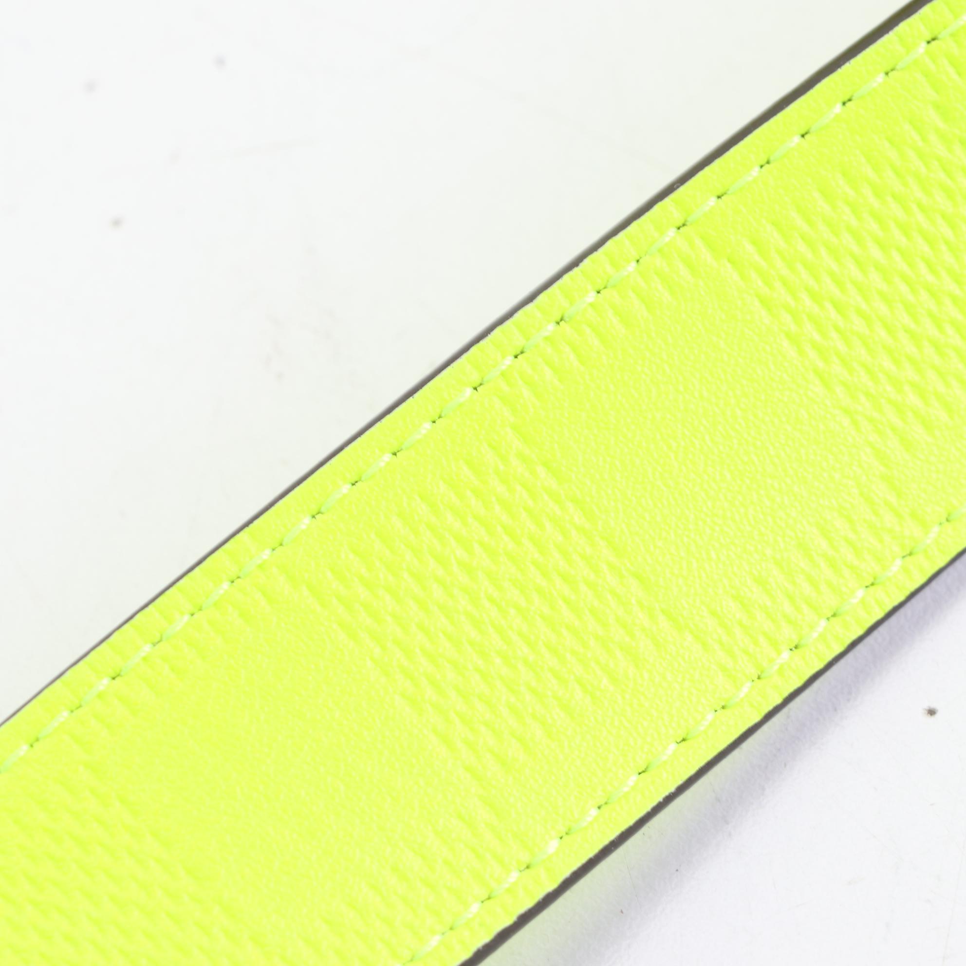 Louis Vuitton Belt in Damier Infini and Vachetta Leather