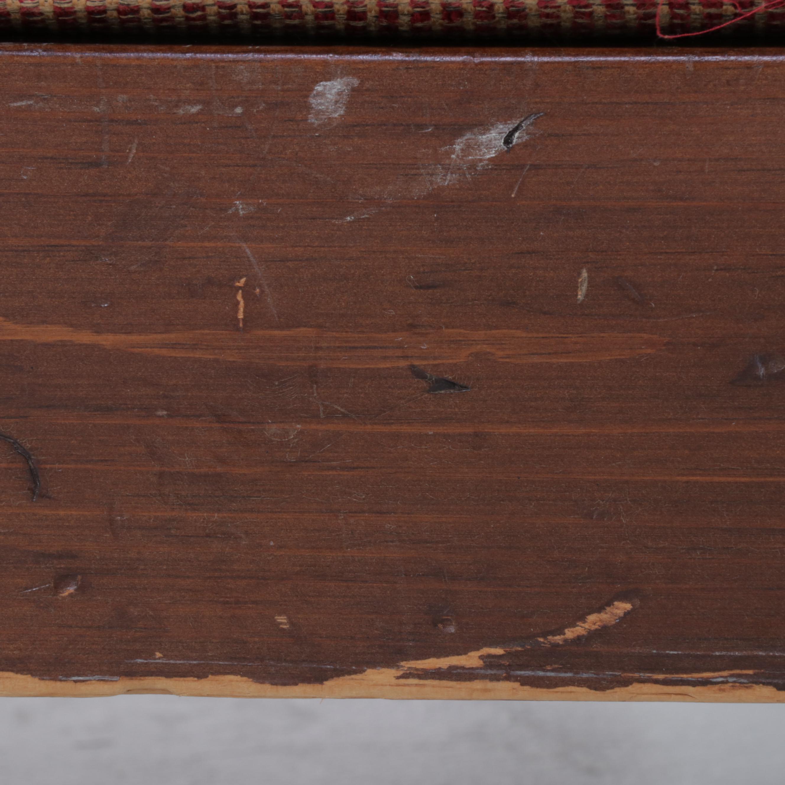 American Colonial Style Pine Daybed, Late 20th Century