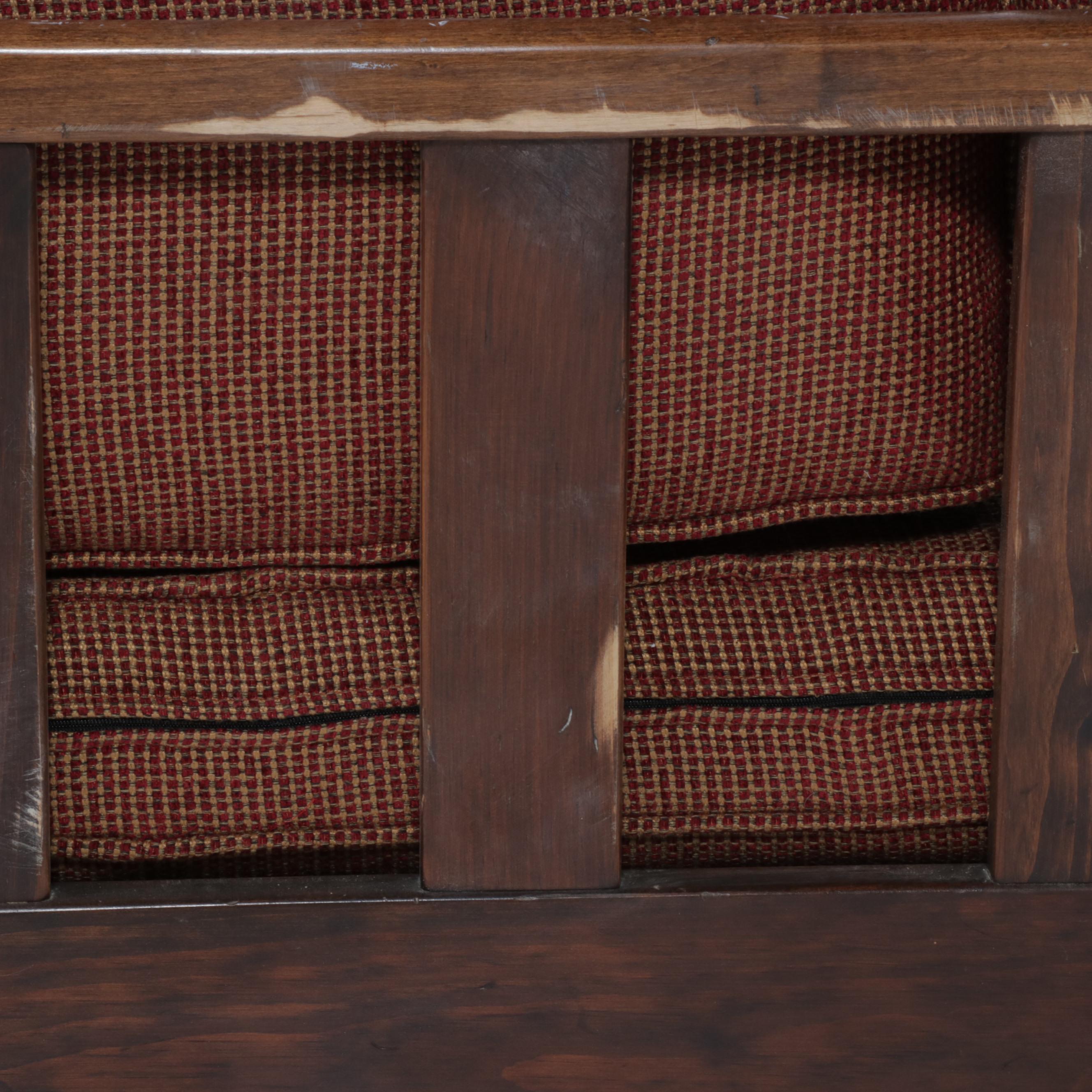 American Colonial Style Pine Daybed, Late 20th Century