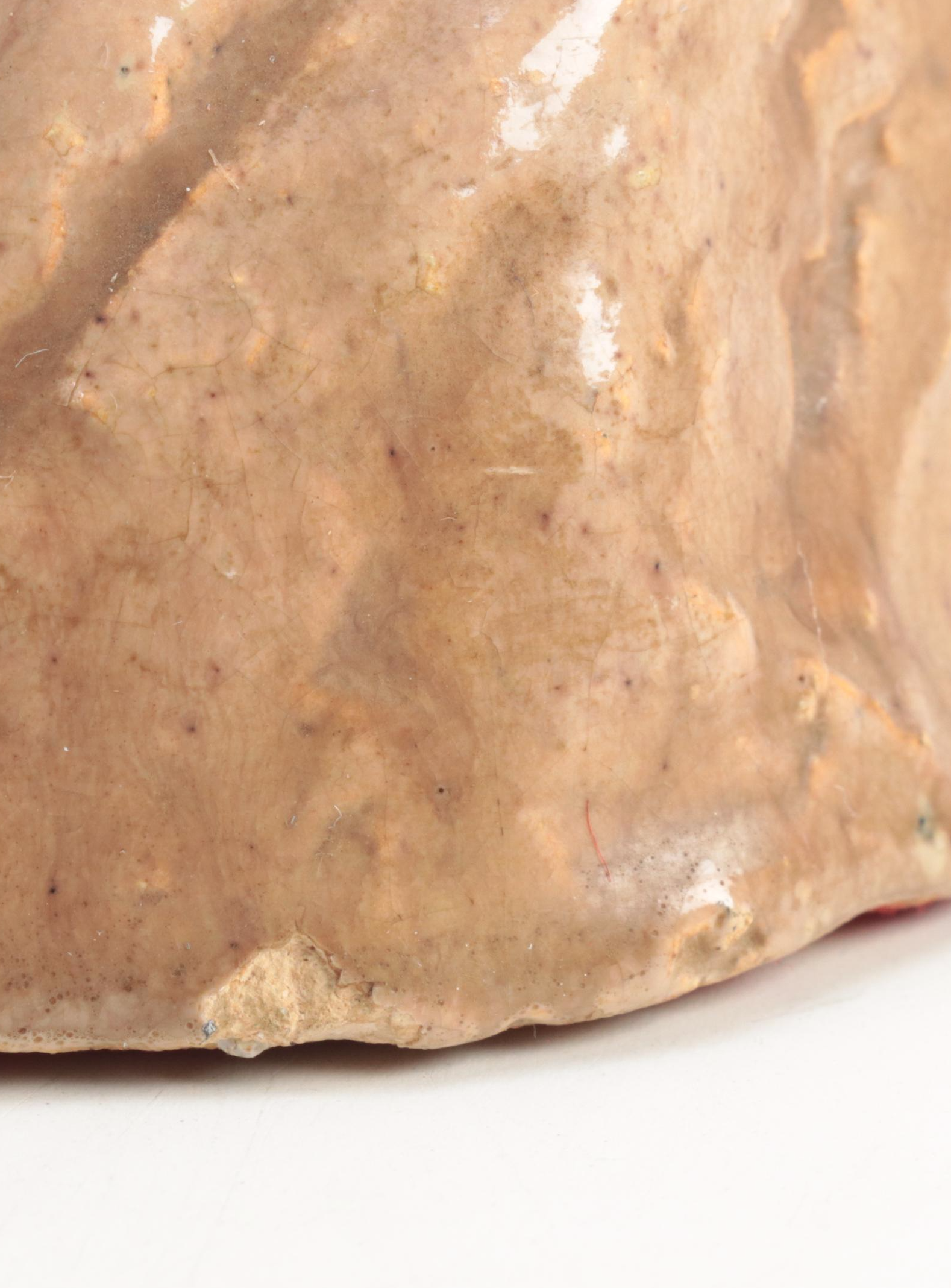 Sculpted Earthenware Bust of a Woman