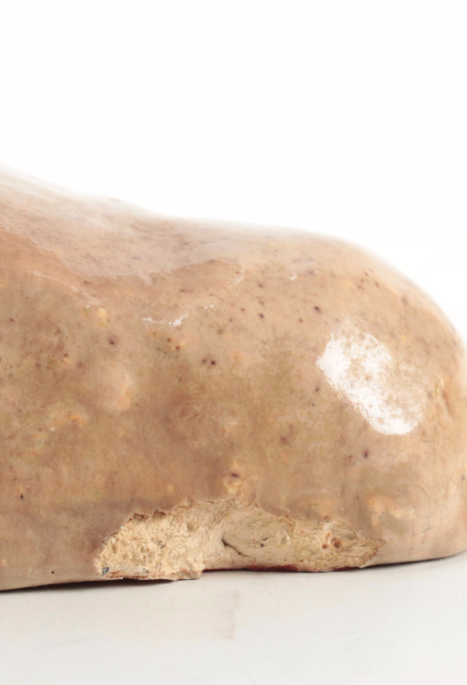 Sculpted Earthenware Bust of a Woman