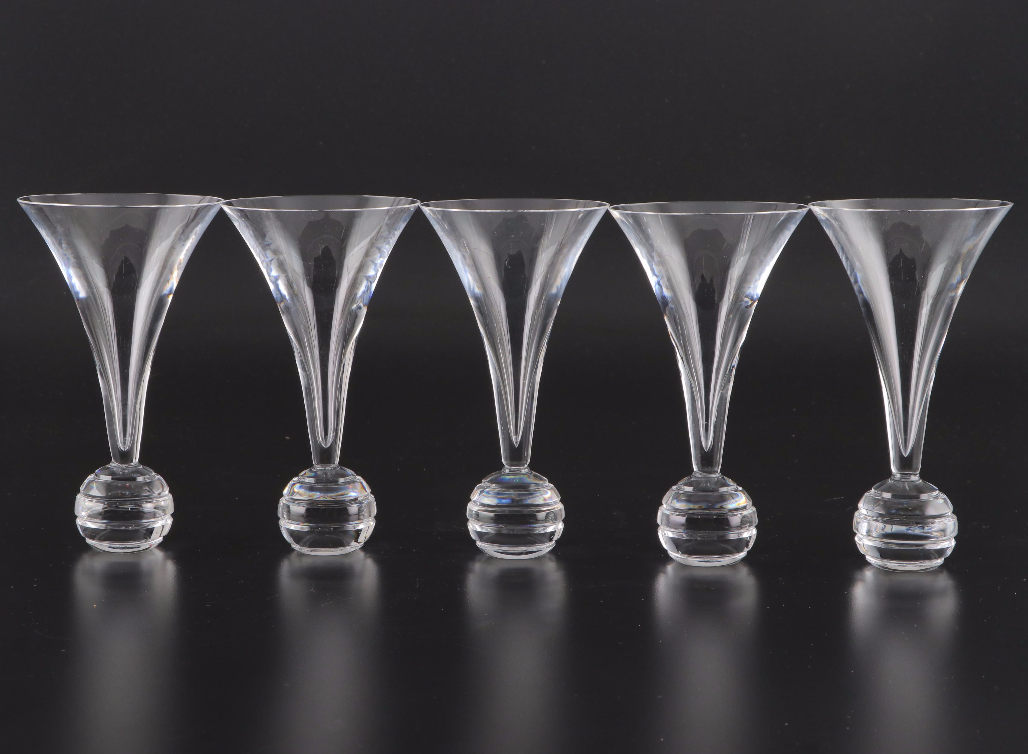 Saint-Louis "Diabolo" Crystal Champagne Flutes