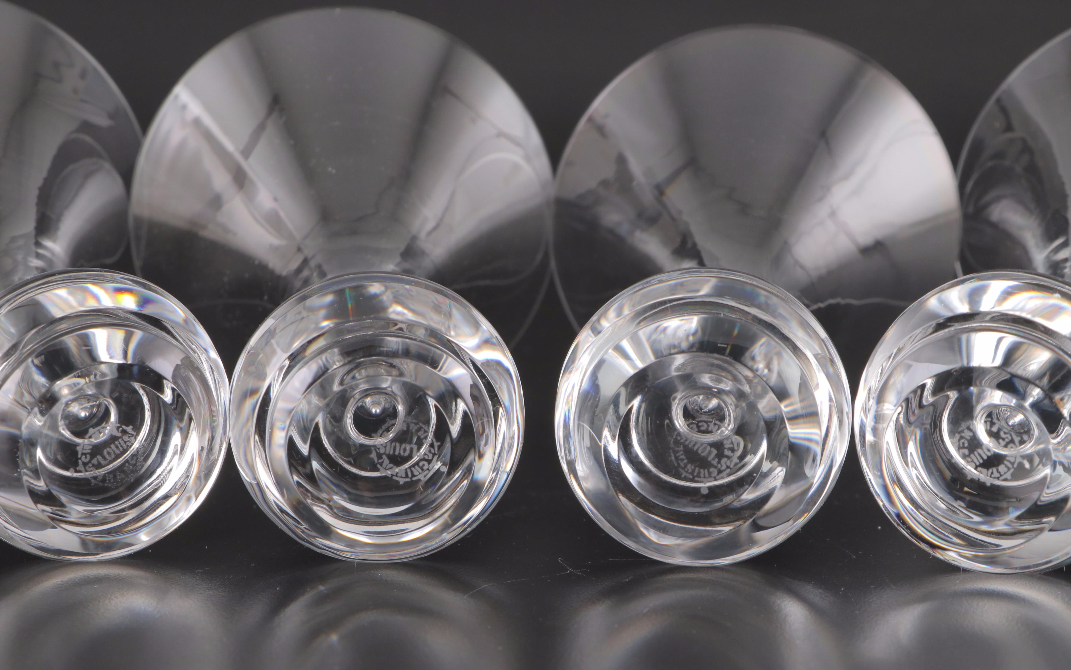 Saint-Louis "Diabolo" Crystal Champagne Flutes