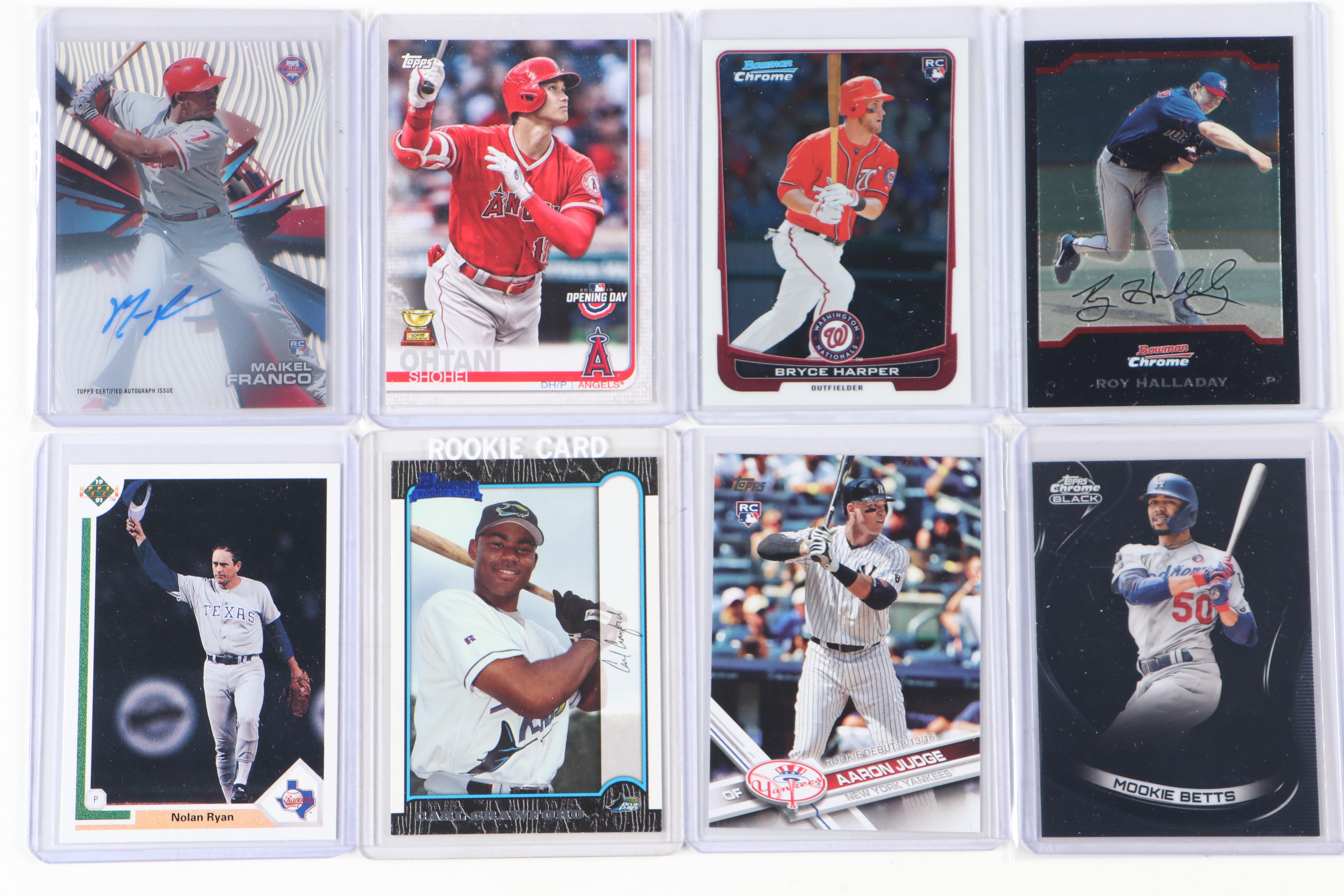 Topps, More Baseball Cards with Graded, Rookies, Judge, Griffey Jr., 1980s–2020s