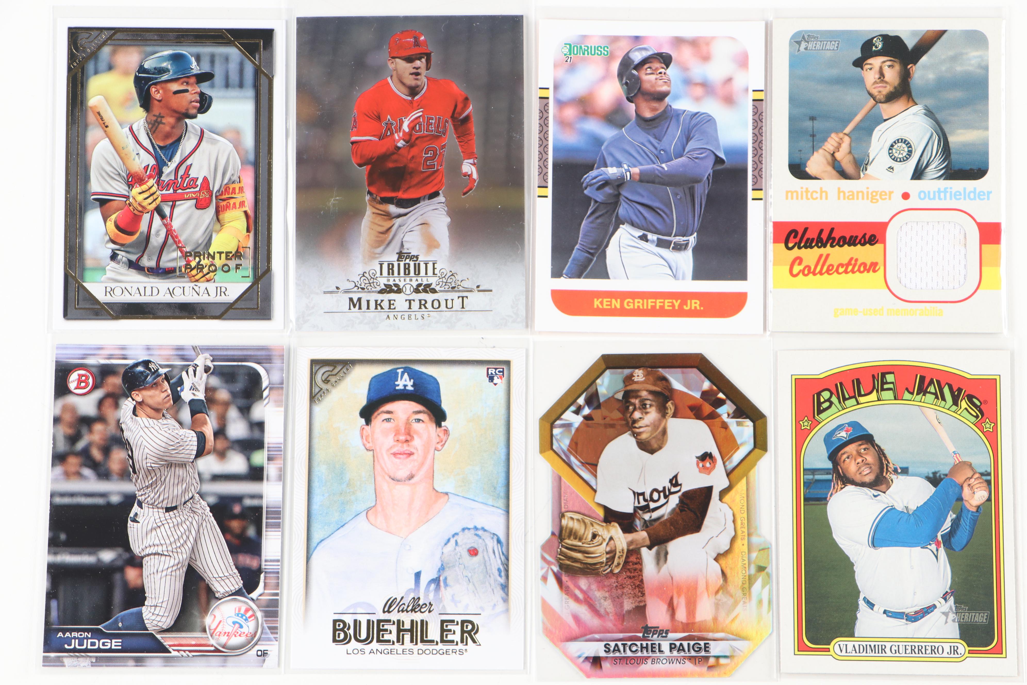 Topps, More Baseball Cards with Graded, Rookies, Judge, Griffey Jr., 1980s–2020s