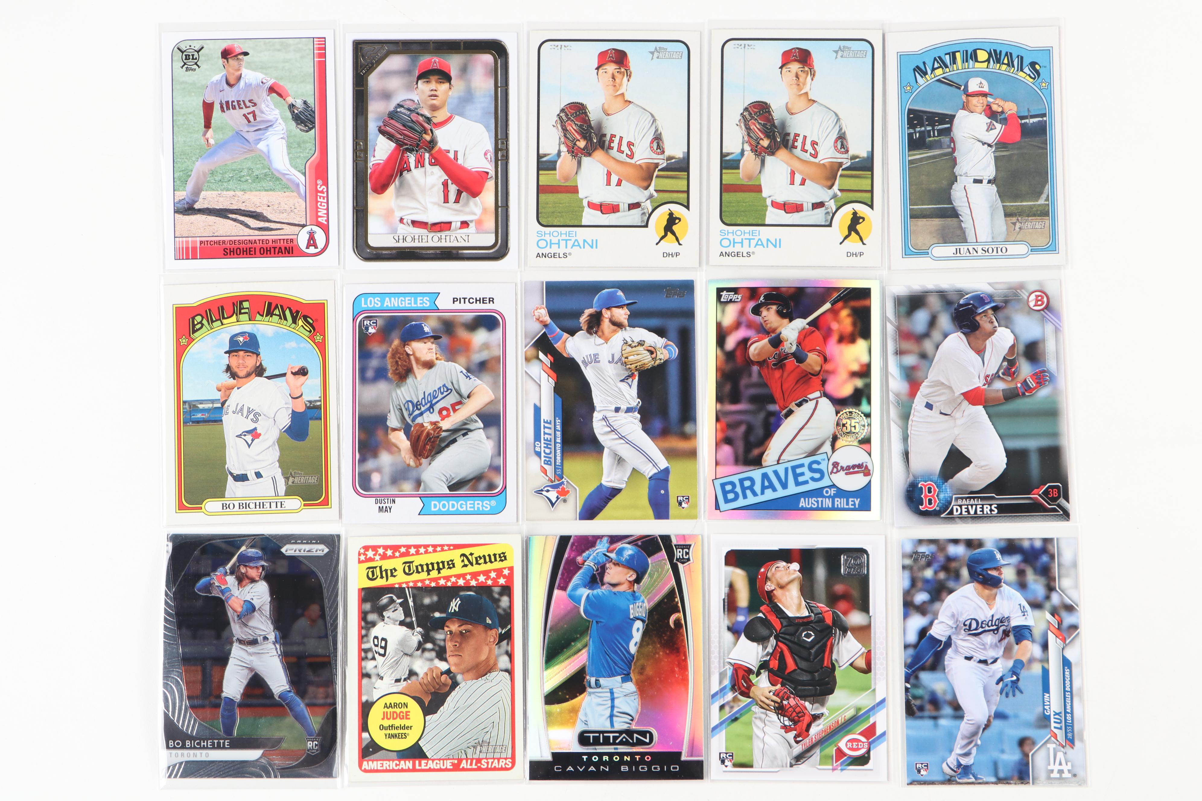 Topps, More Baseball Cards with Graded, Rookies, Judge, Griffey Jr., 1980s–2020s