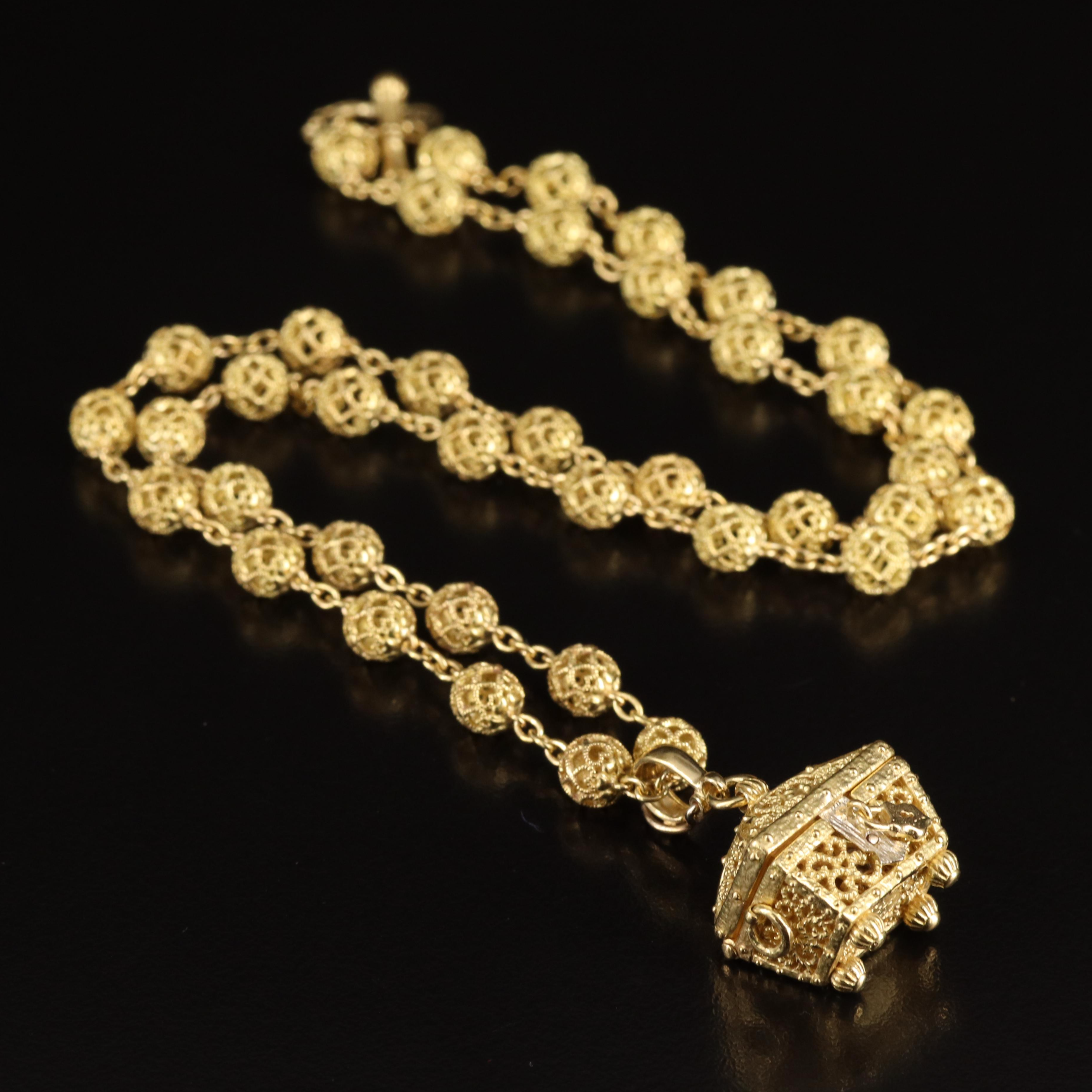 Cynthia Bach 18K Gold and 0.08 CT Diamond Necklace