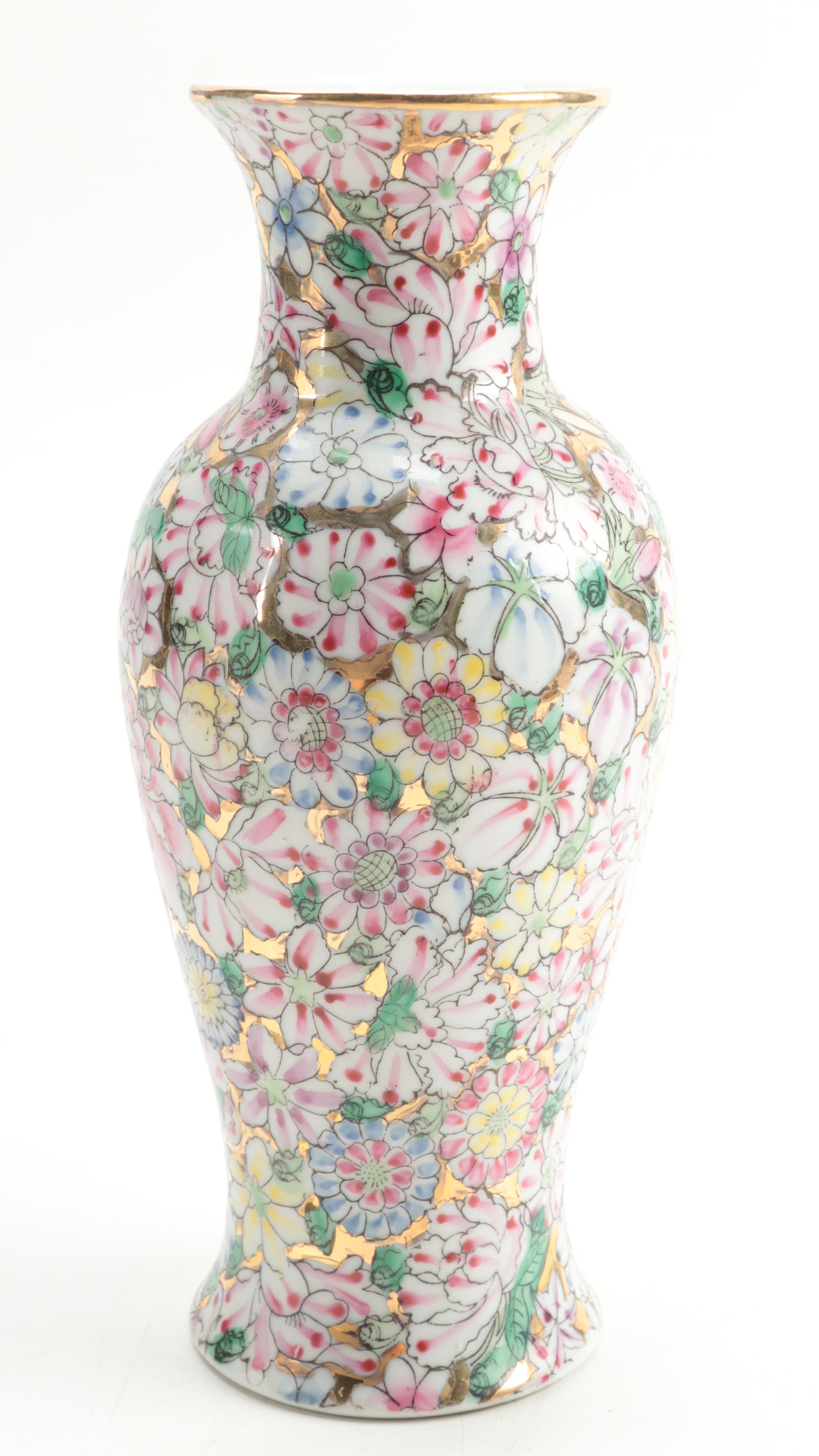 Chinese Decorative Porcelain Vase and Bowls