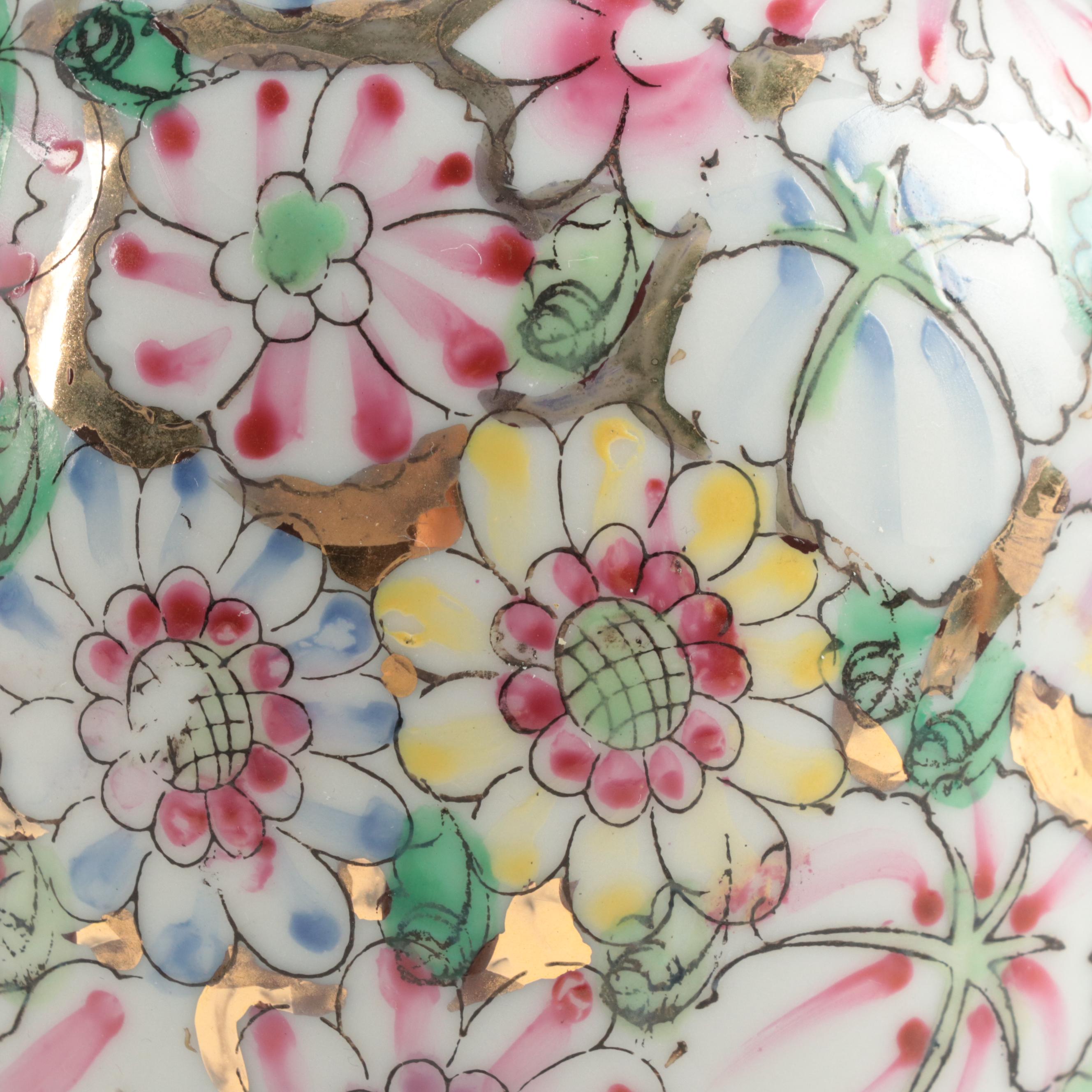 Chinese Decorative Porcelain Vase and Bowls