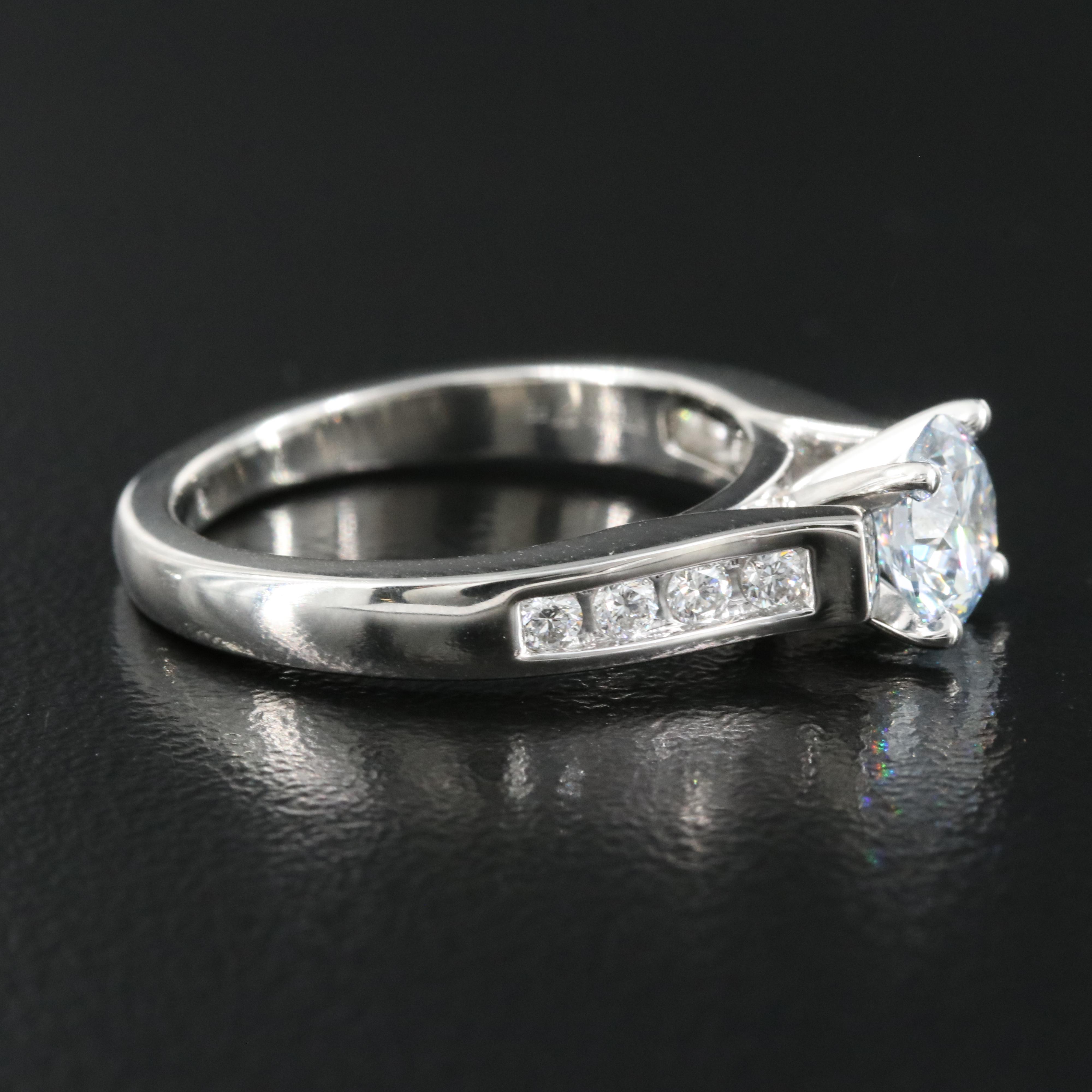 Platinum 1.25 CTW Lab Grown Diamond Ring