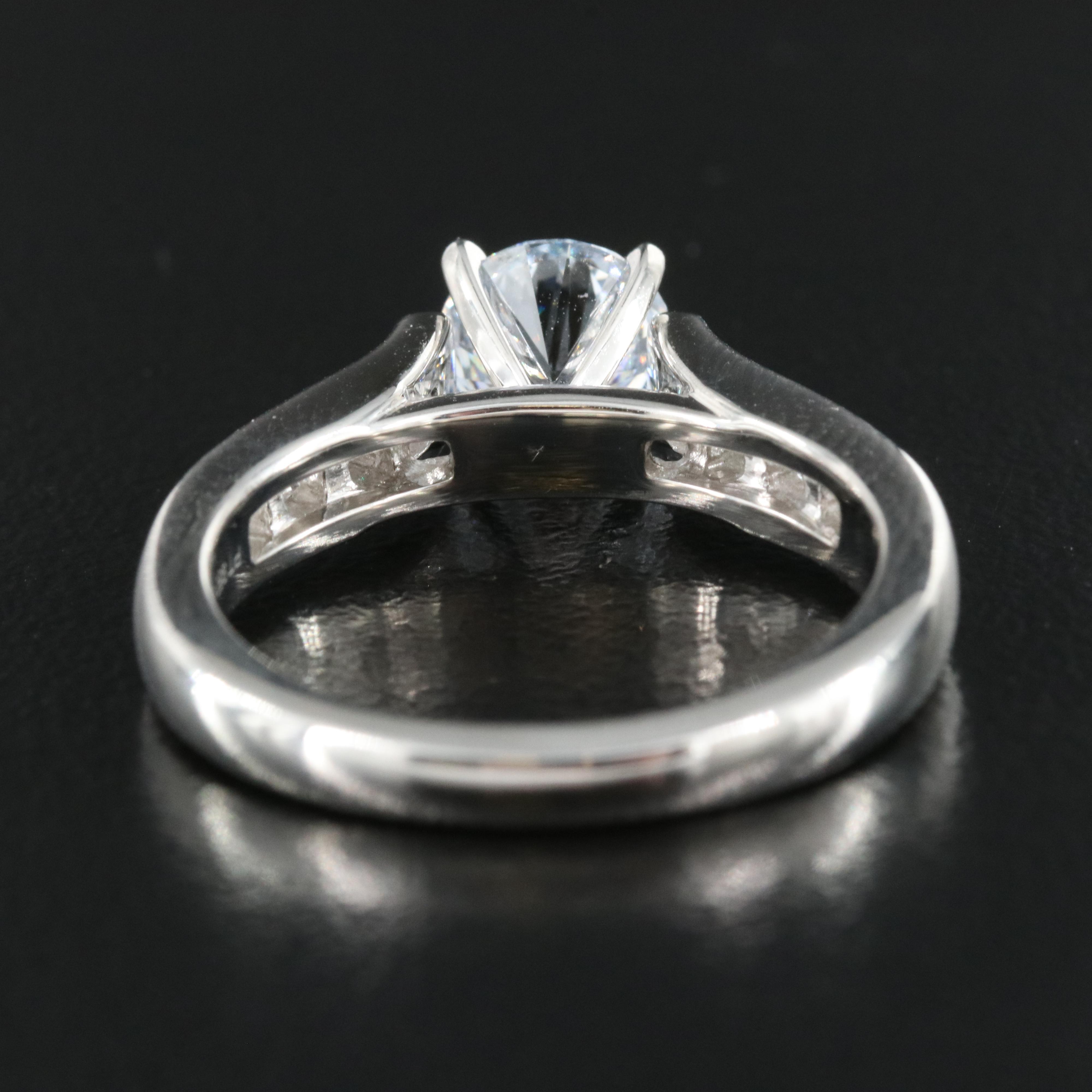 Platinum 1.25 CTW Lab Grown Diamond Ring