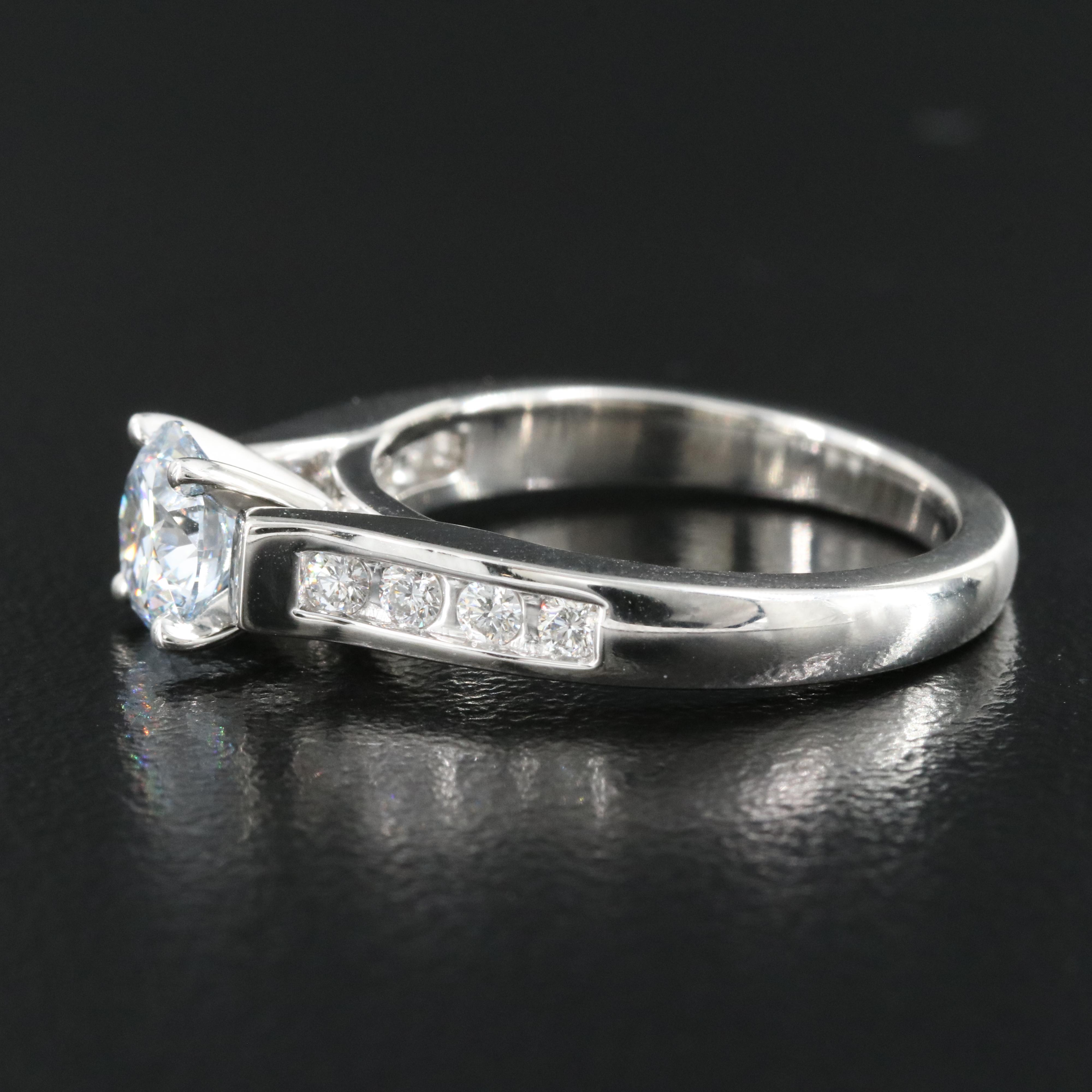Platinum 1.25 CTW Lab Grown Diamond Ring