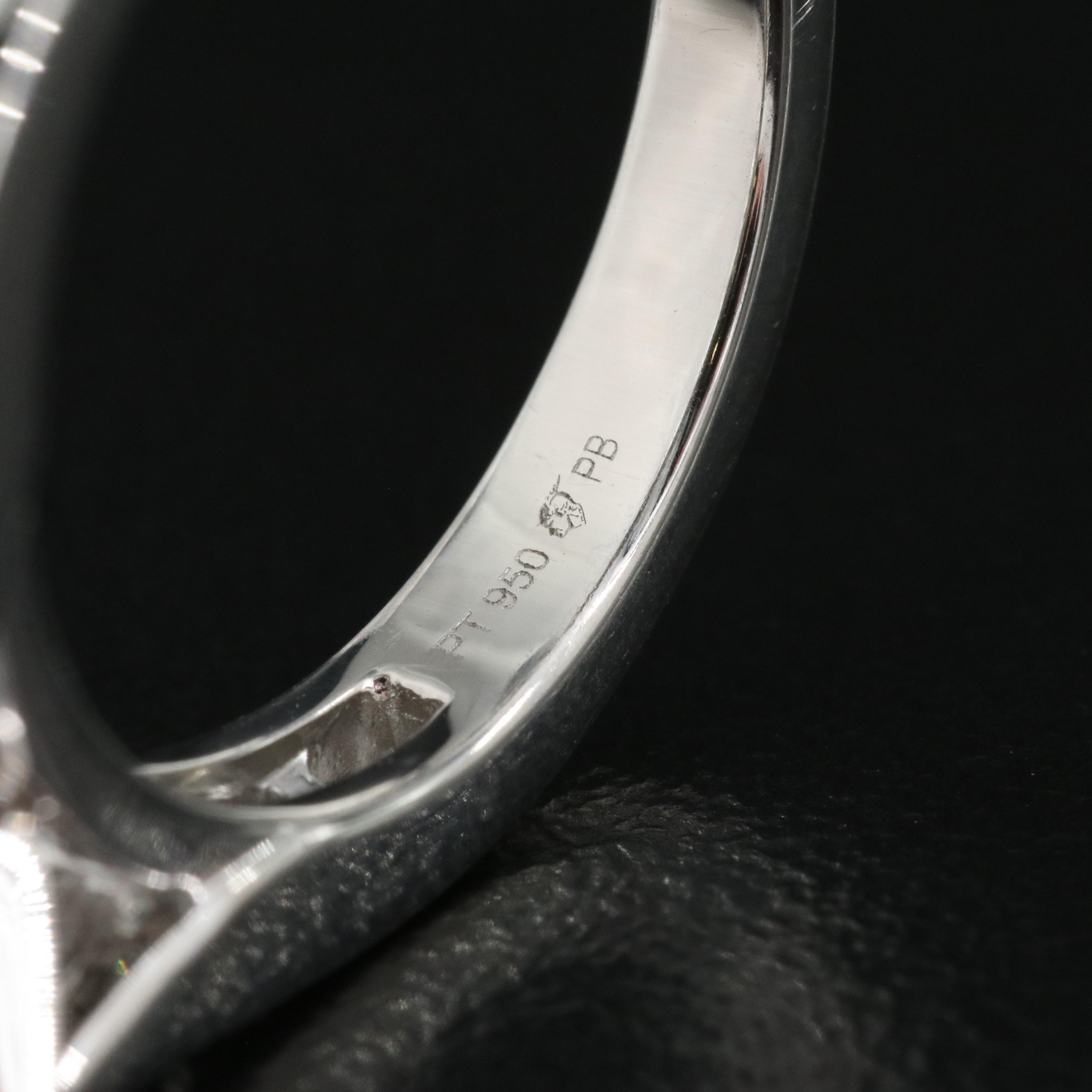 Platinum 1.25 CTW Lab Grown Diamond Ring