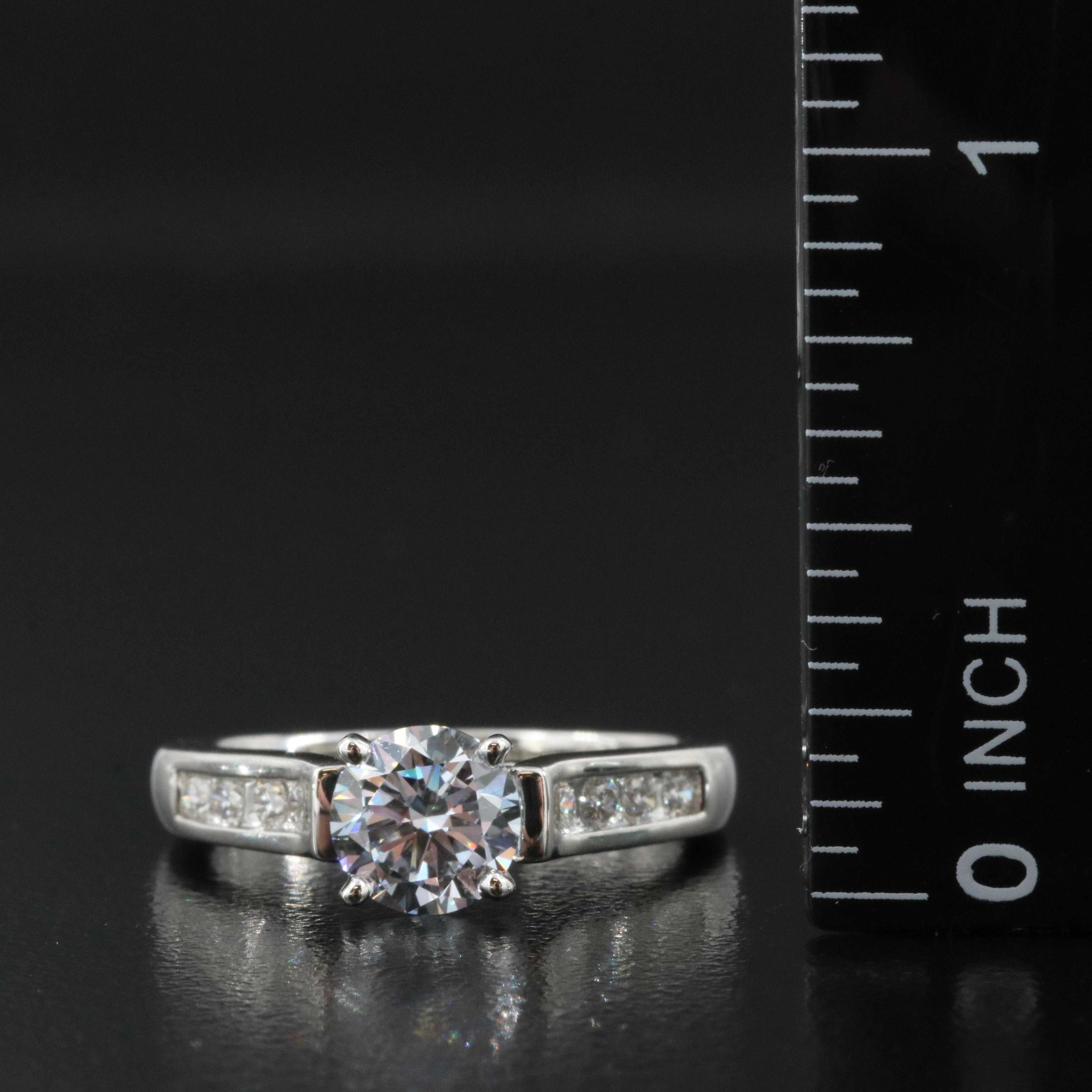 Platinum 1.27 CTW Lab Grown Diamond Ring