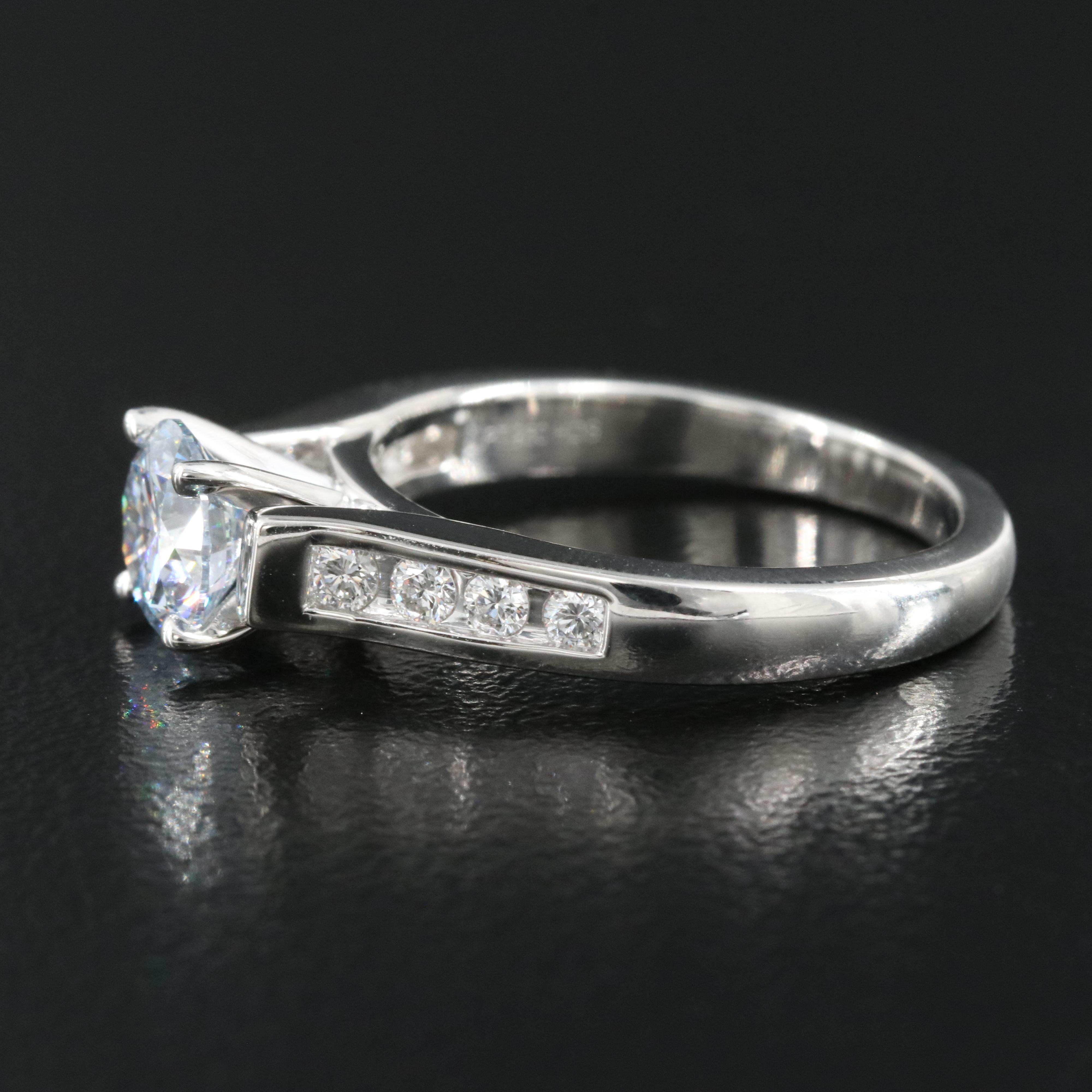 Platinum 1.27 CTW Lab Grown Diamond Ring