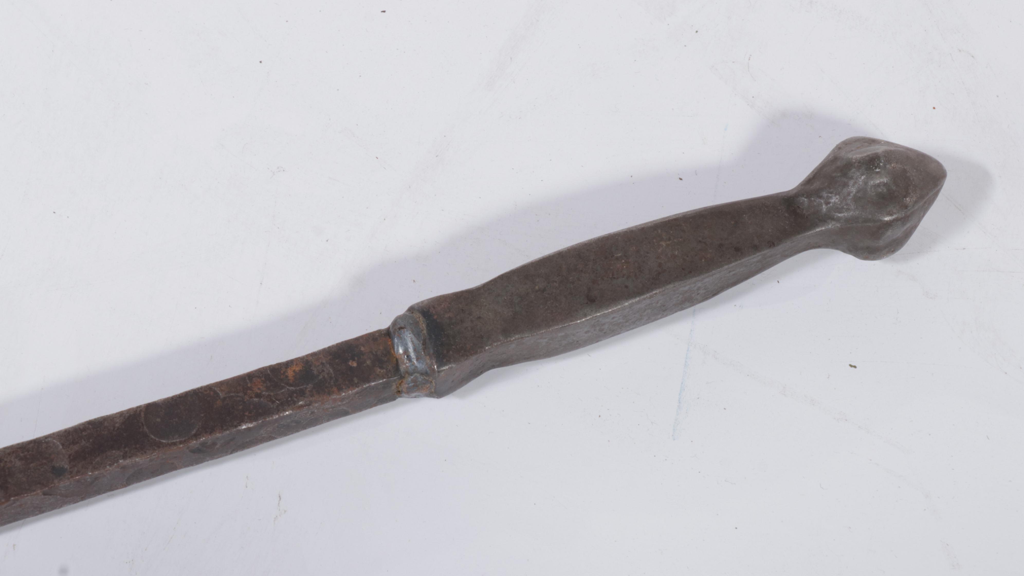 Pine Kindling Box Plus Iron Poker