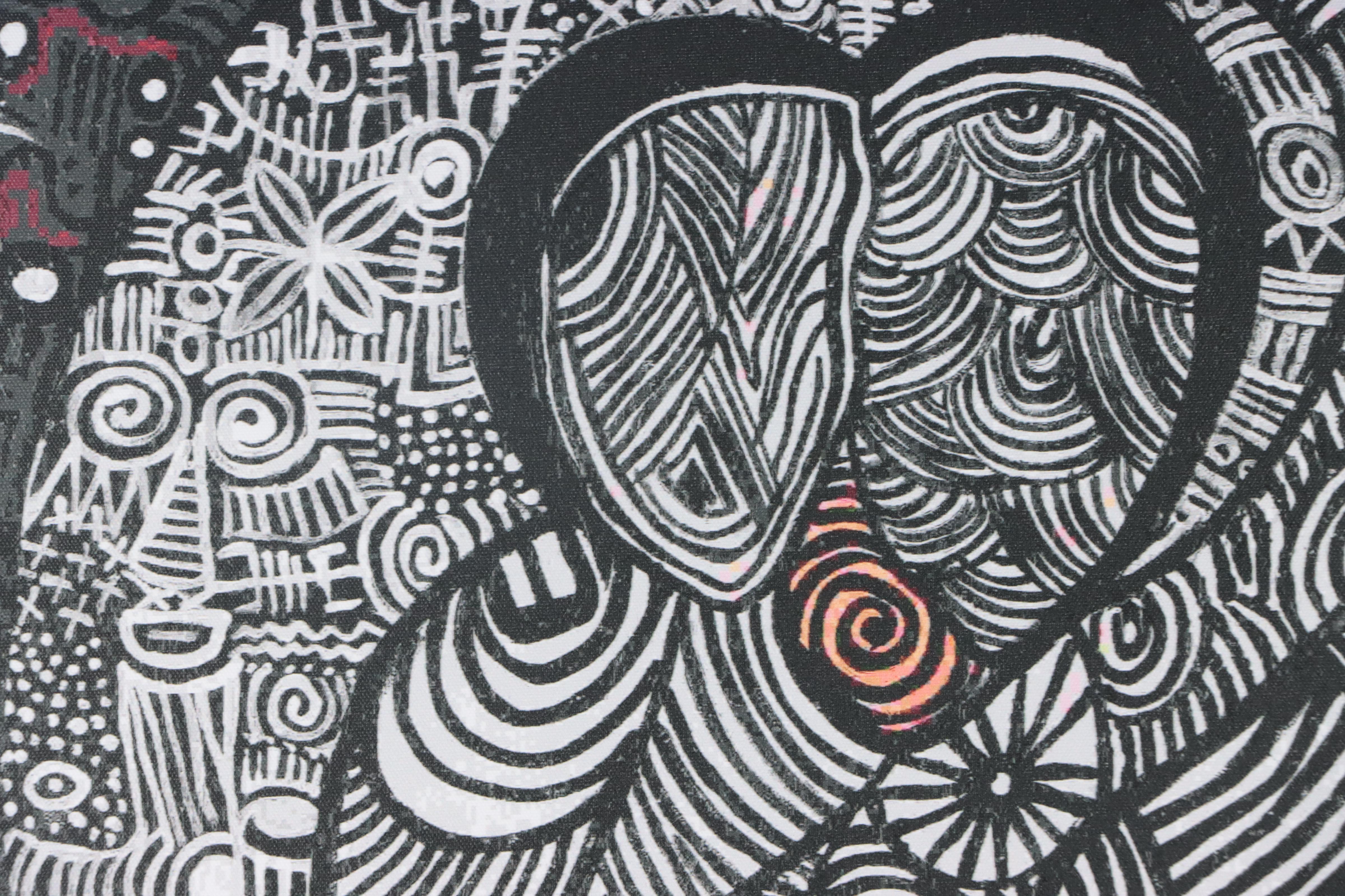 Lanre Buraimoh Giclée "The Kiss," 2023