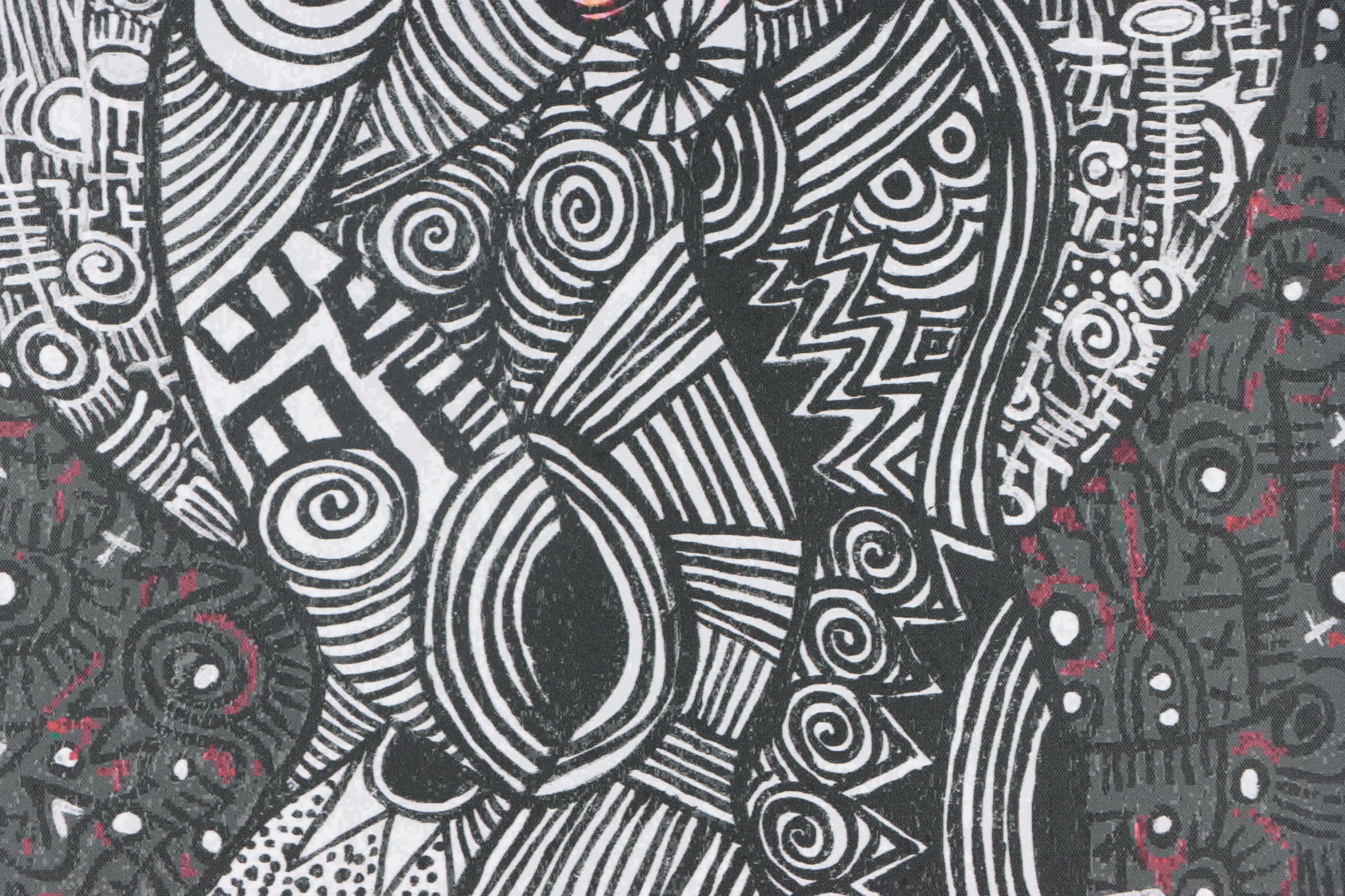 Lanre Buraimoh Giclée "The Kiss," 2023