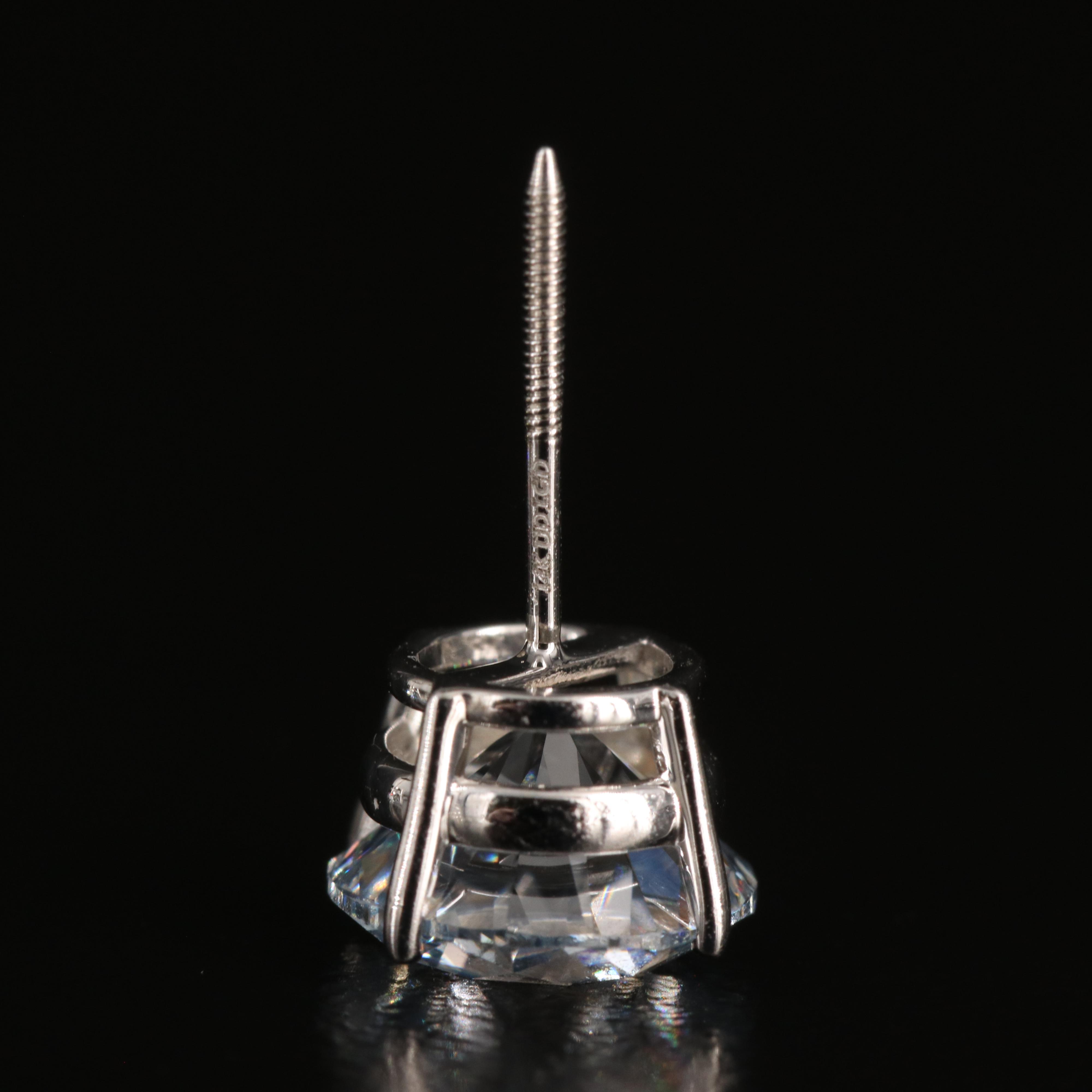 14K 3.37 CT Lab Grown Diamond Stud Earrings