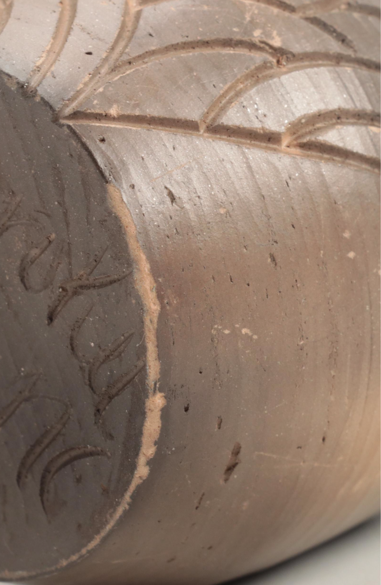 Cherokee North Carolina Carved Pottery Vase