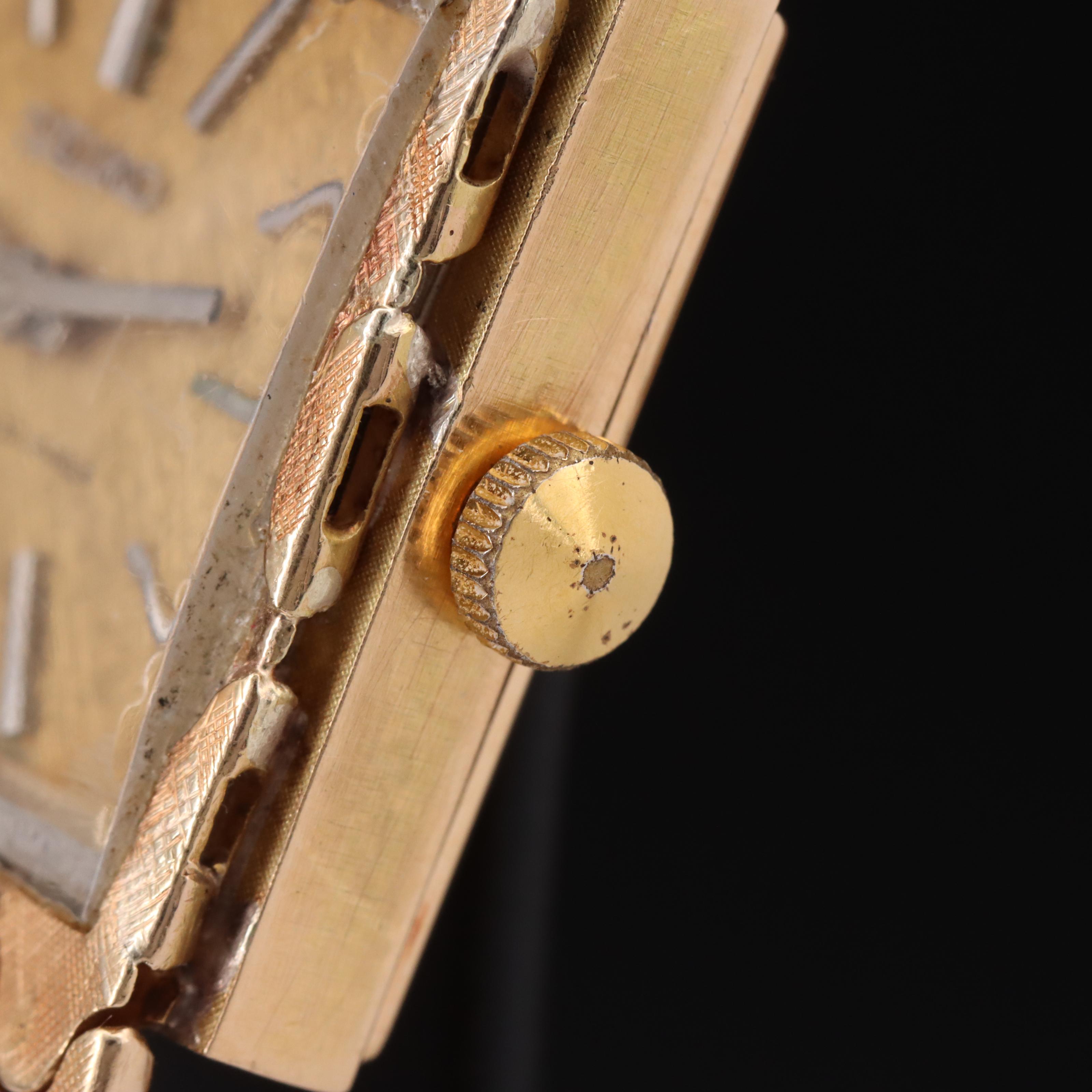 18K Seiko Stem Wind Watch