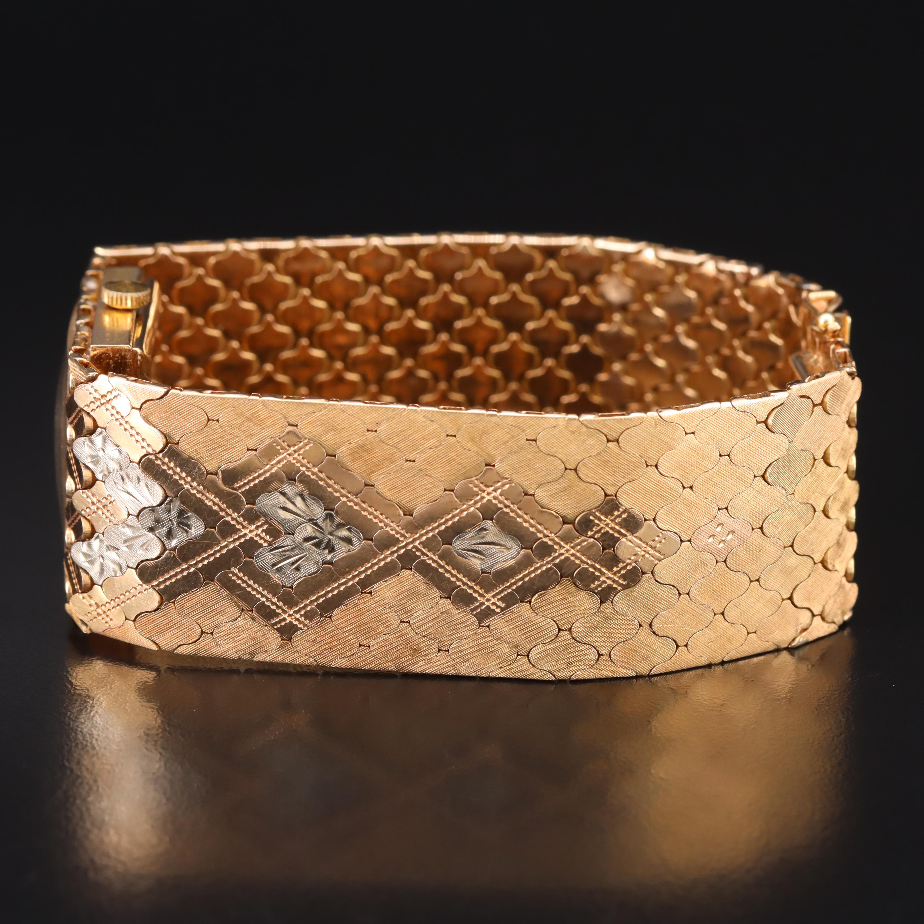 18K Seiko Stem Wind Watch