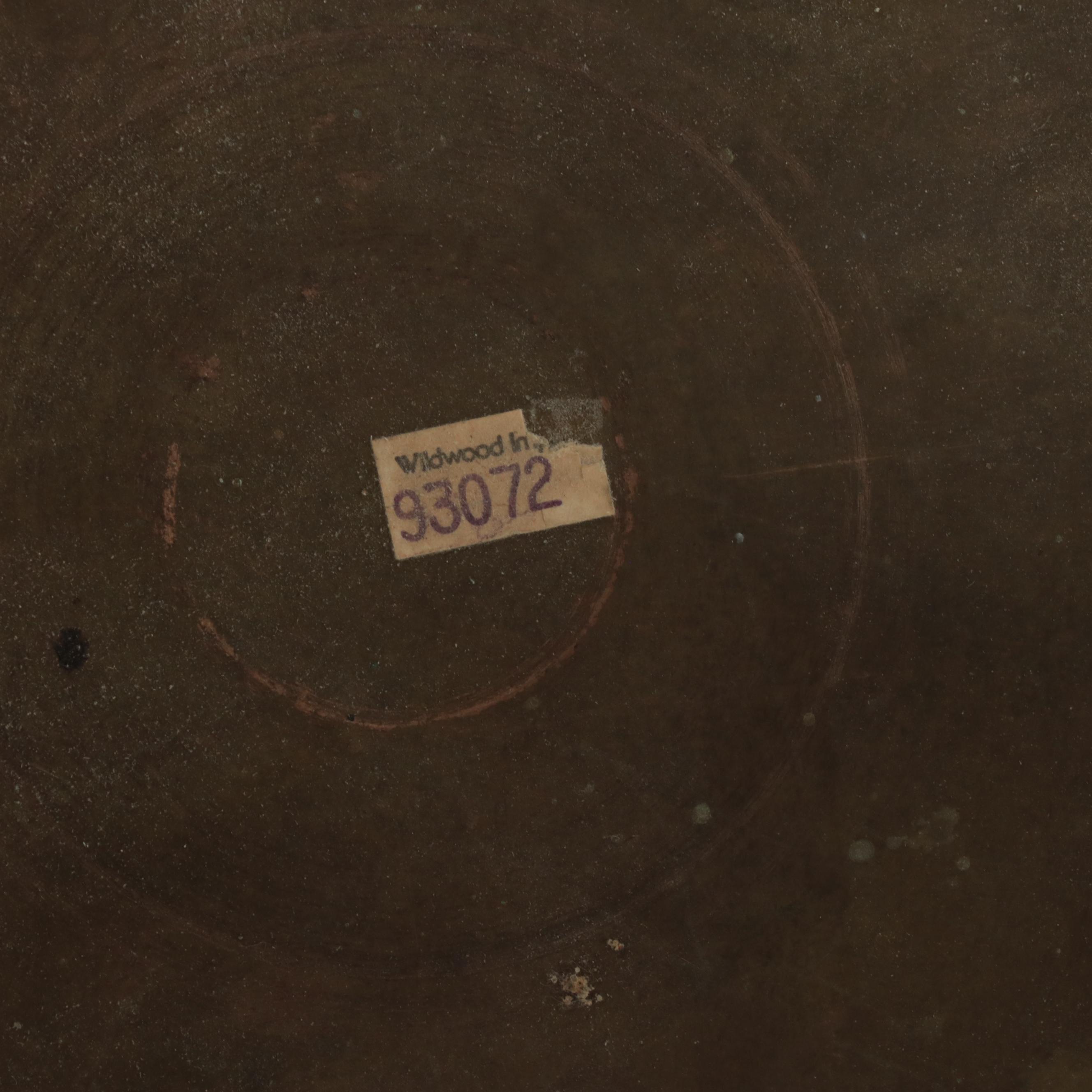 Brass Openwork Garden Seat and Chinese Wool Seat Mat