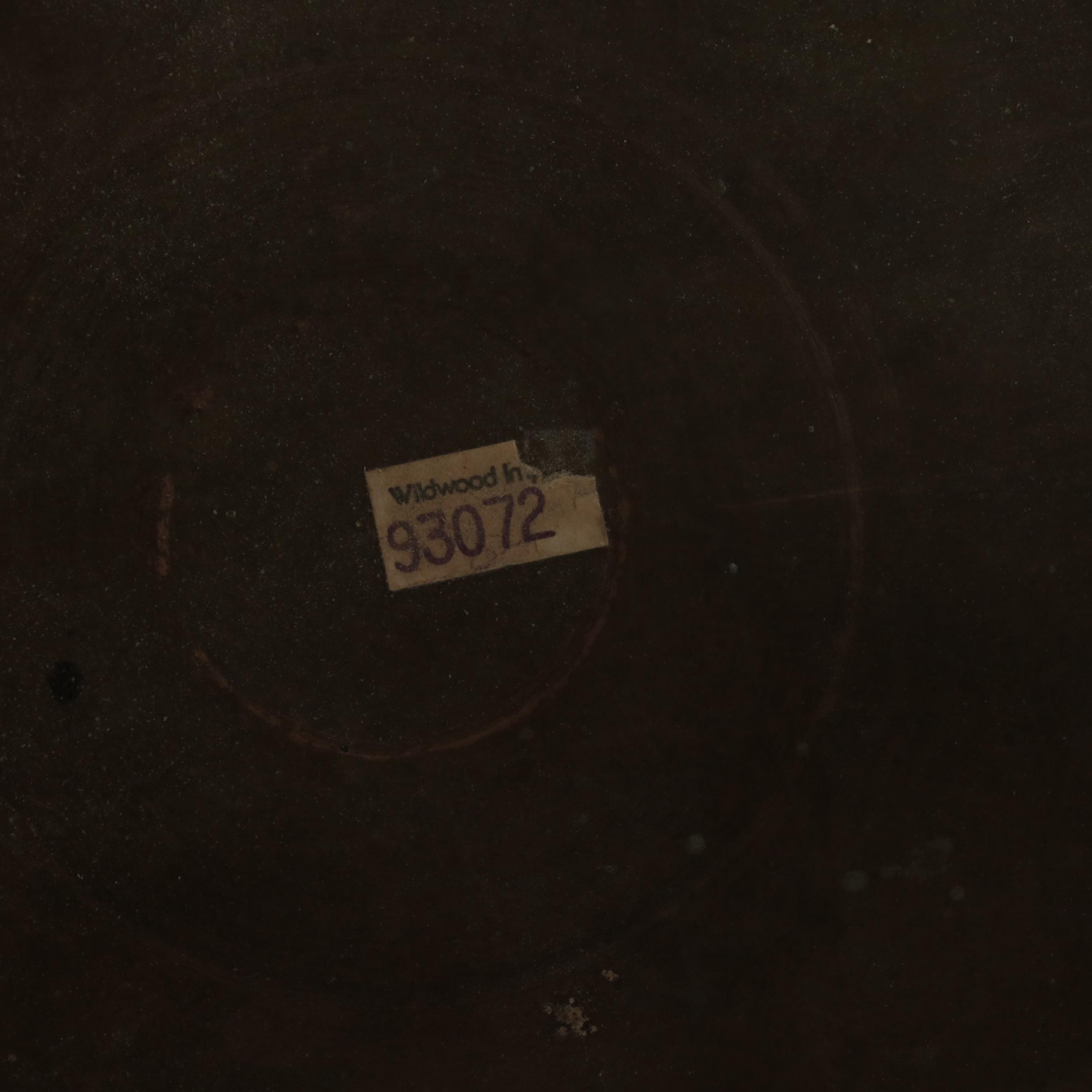 Brass Openwork Garden Seat and Chinese Wool Seat Mat