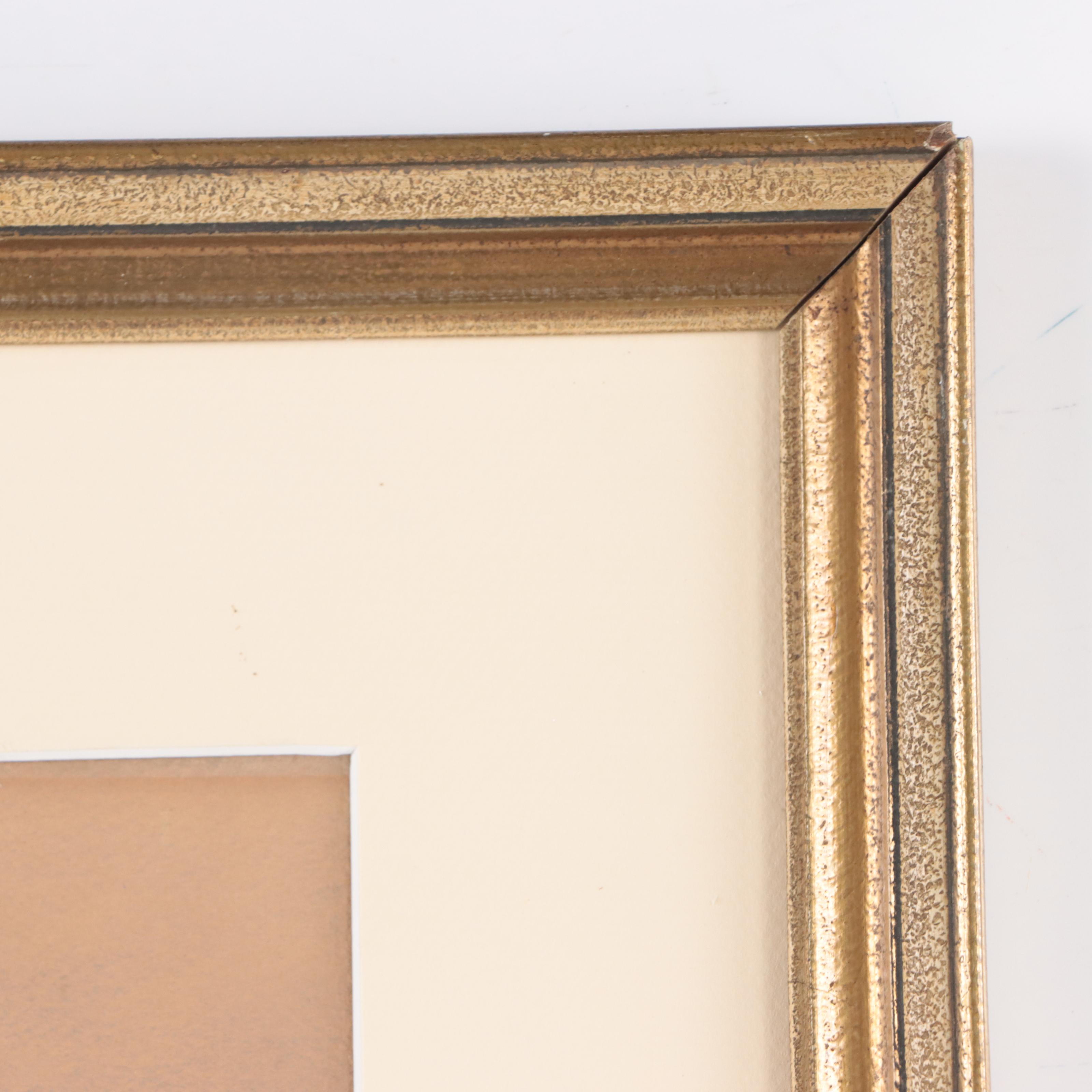 P. A. Nÿgh Floral Still Life Watercolor Painting, 1933