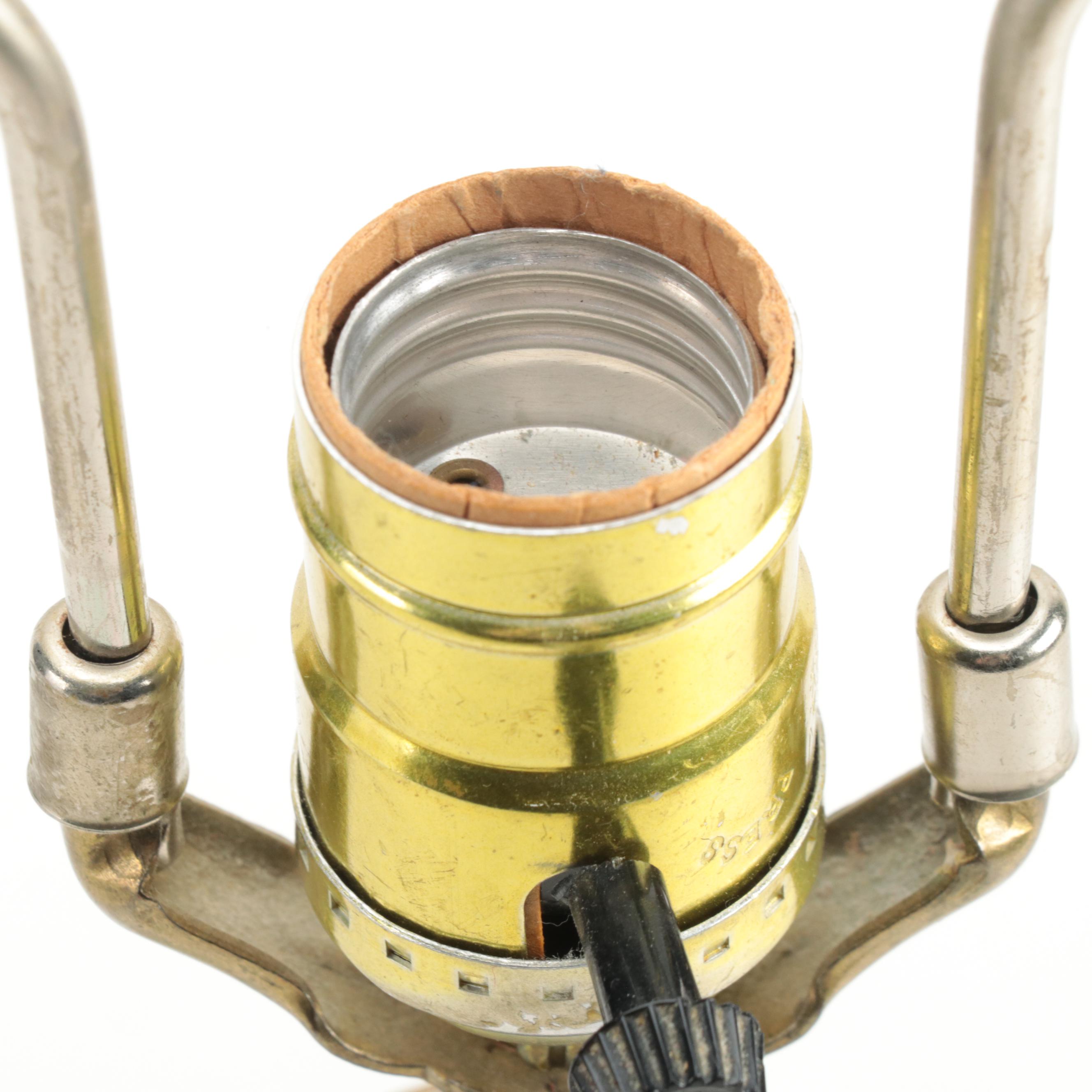 French Hand-Painted Porcelain Toile du Jouy Style Urn Table Lamp