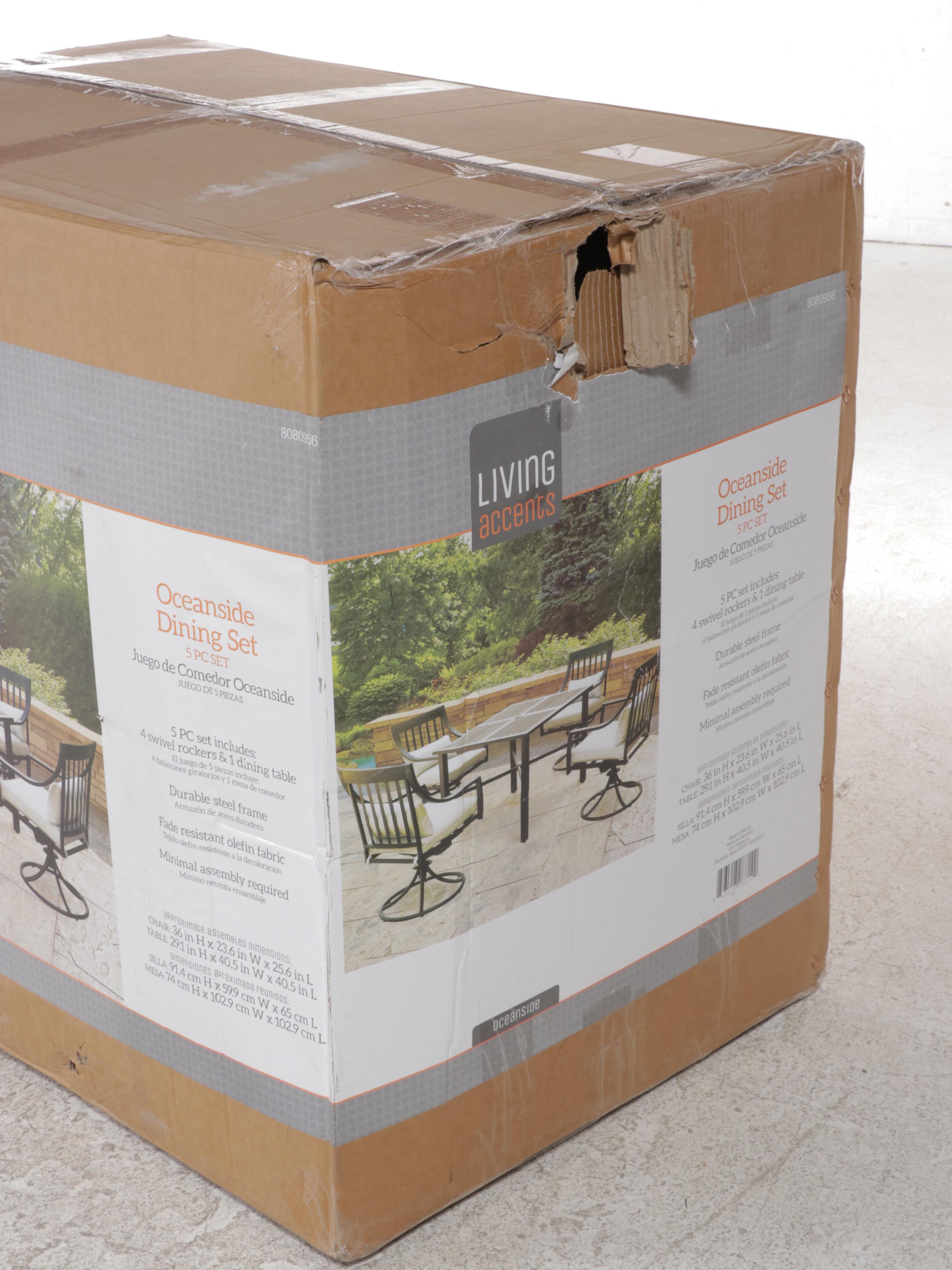 Living Accents Oceanside Five-Piece Patio Dining Set