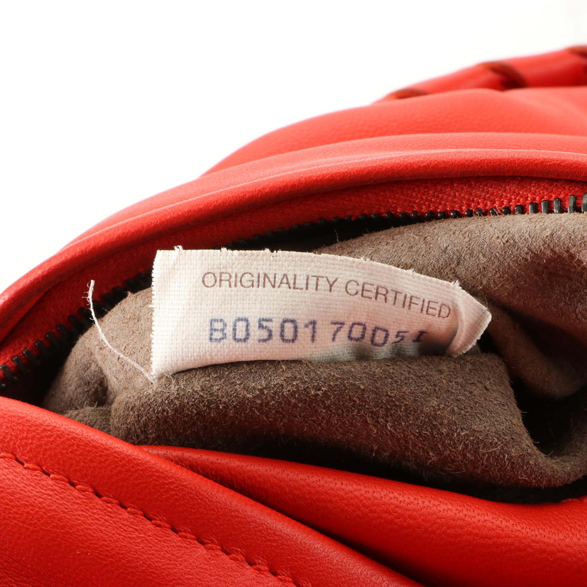 Bottega Veneta Fold Over Turnlock Clutch in Intrecciato Nappa Leather