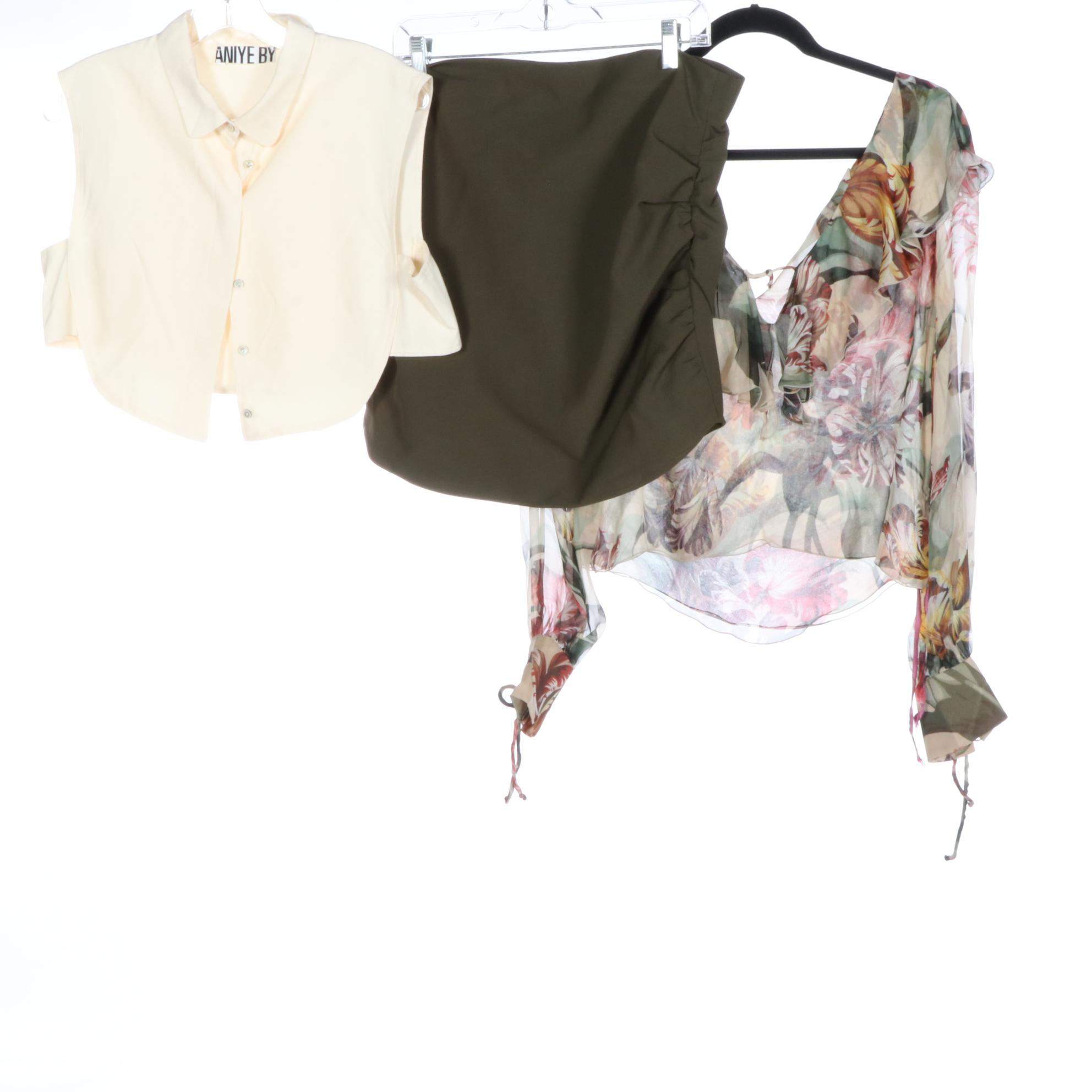 Valentino Ruffle Blouse, Aniye By, Iris Setlakwe, Prologue, and More Separates