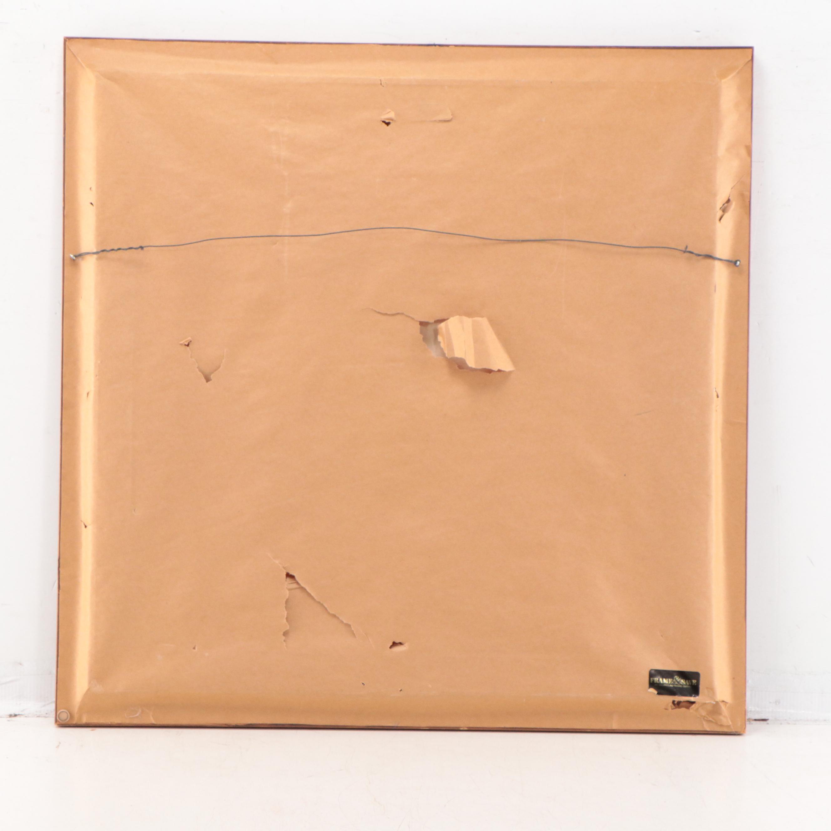 J. H. Asher Western Portrait Oil Painting of a Little Boy, 1984