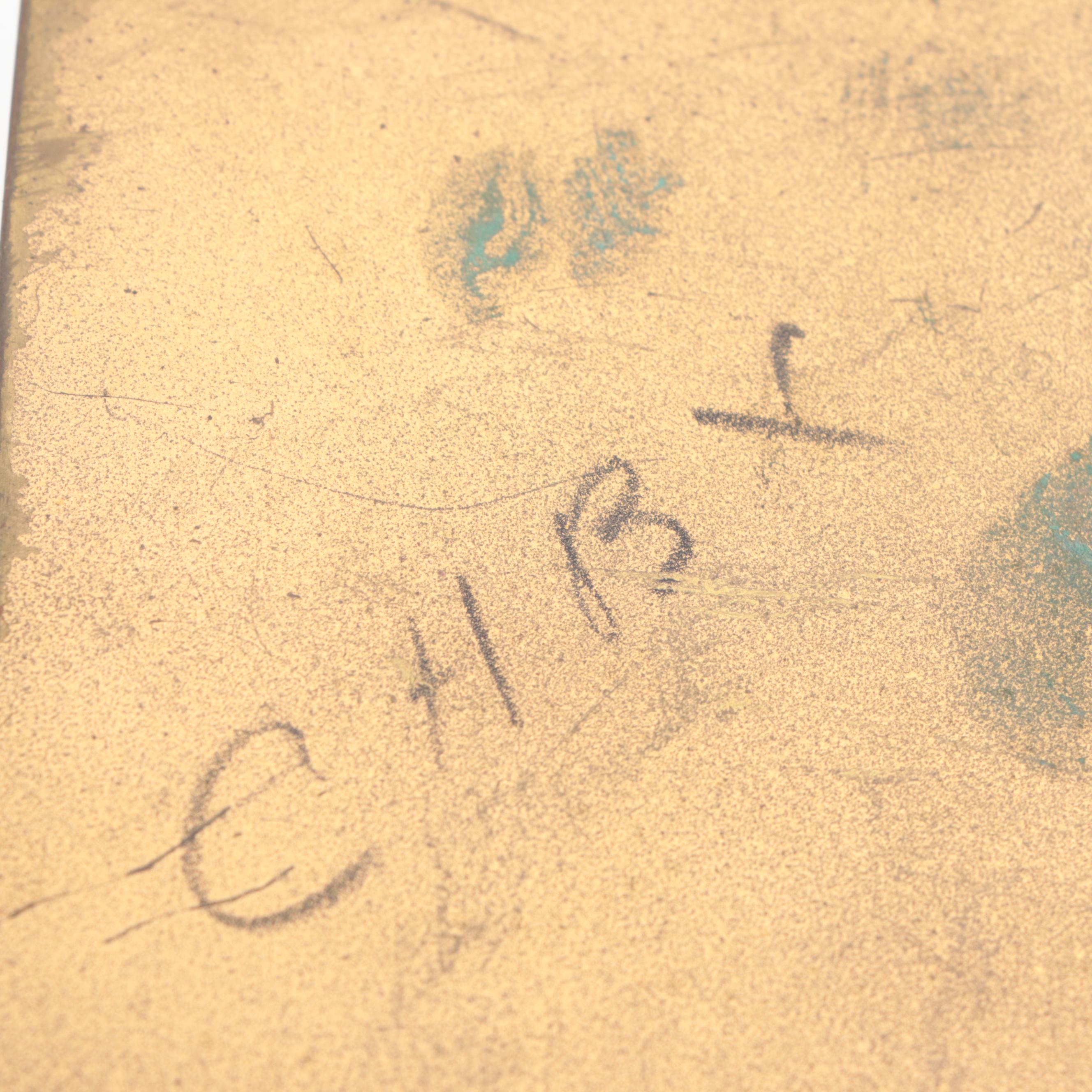 German Indo-Persian Style Inlaid Brass Box, Early to Mid-20th Century