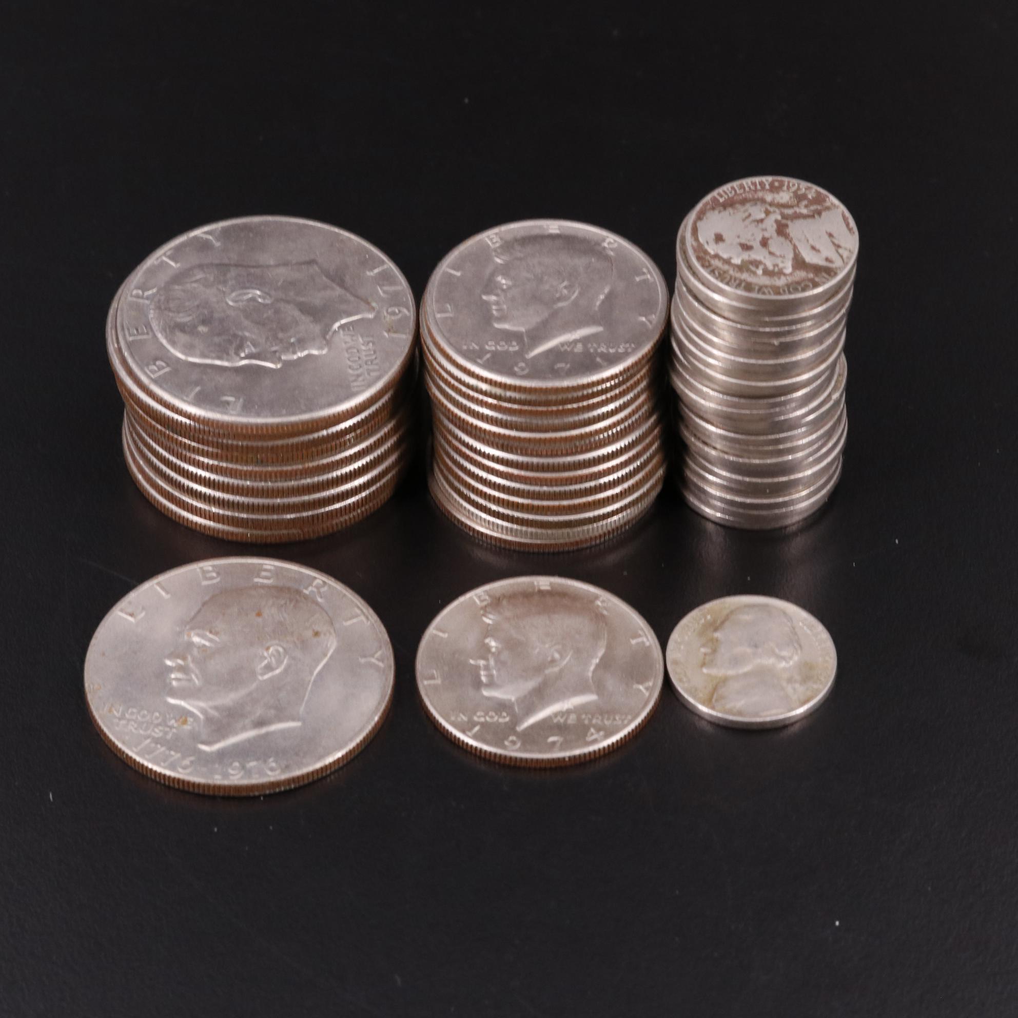 Assortment of U.S. Coins and Currency
