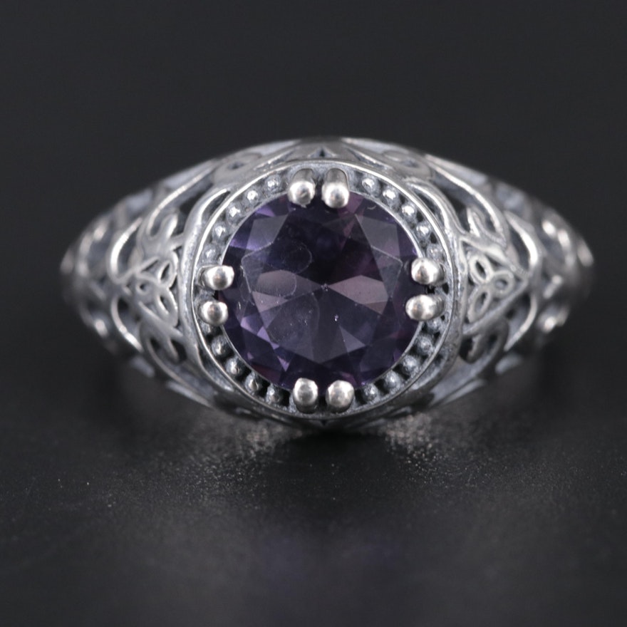 Sterling Silver Amethyst Ring