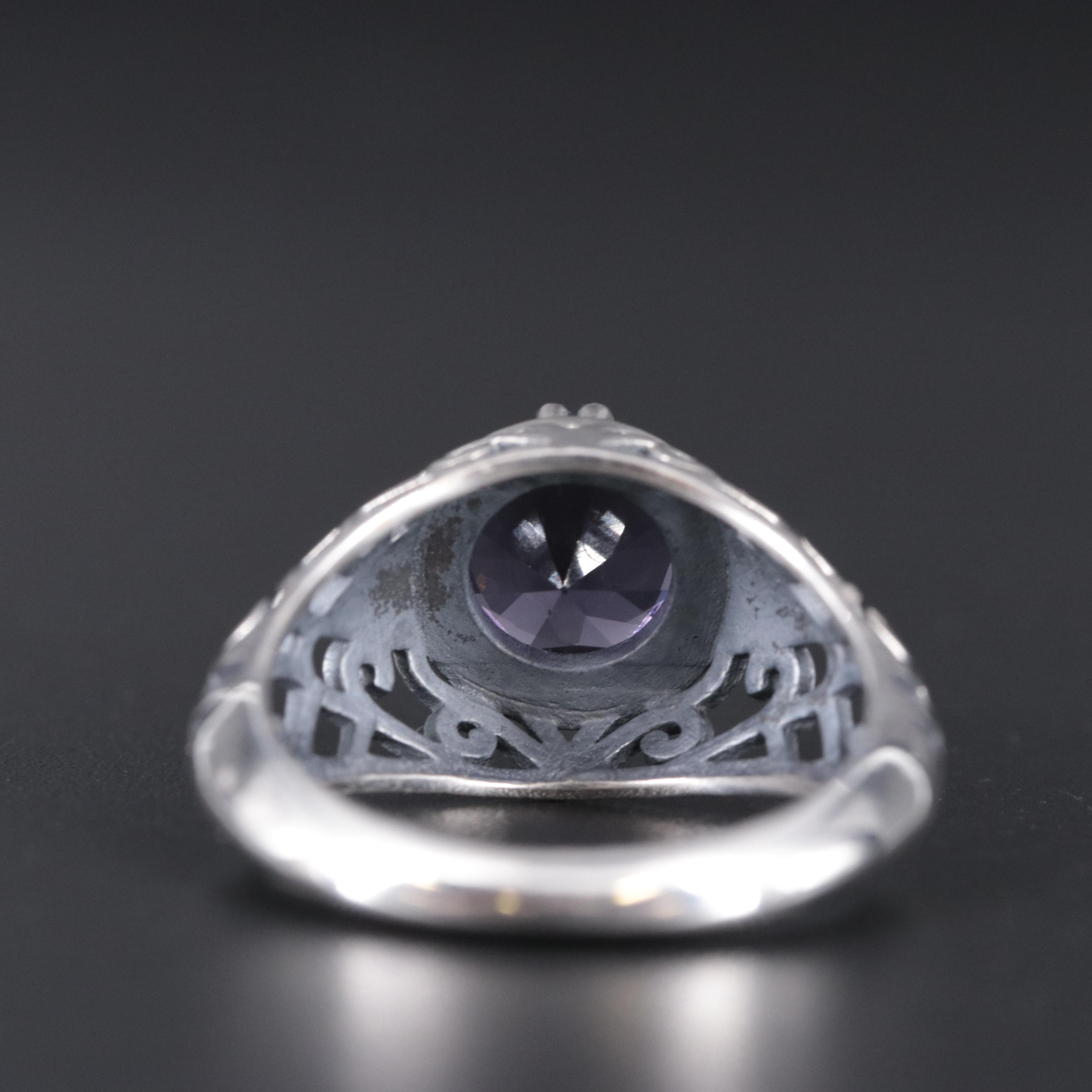 Sterling Silver Amethyst Ring