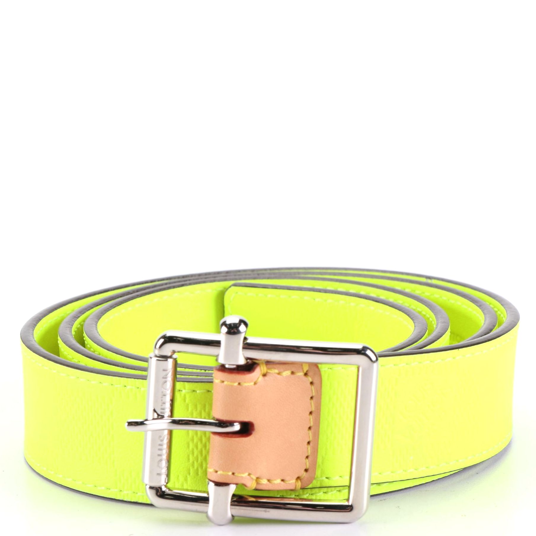 Louis Vuitton Belt in Damier Infini and Vachetta Leather