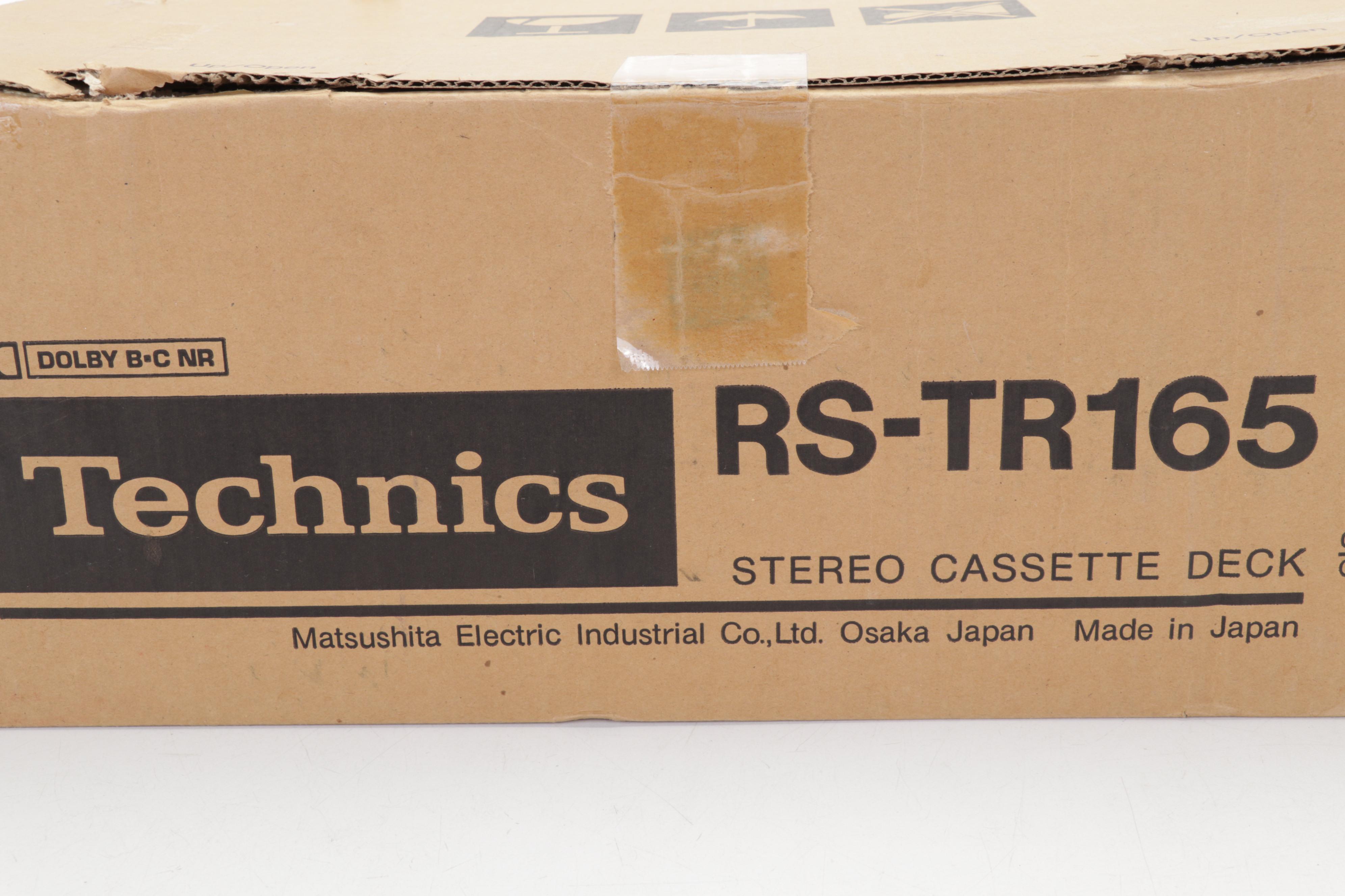 Sony CDP-CX50 CD Player and Technics RS-TR165 Stereo Cassette Deck In Box